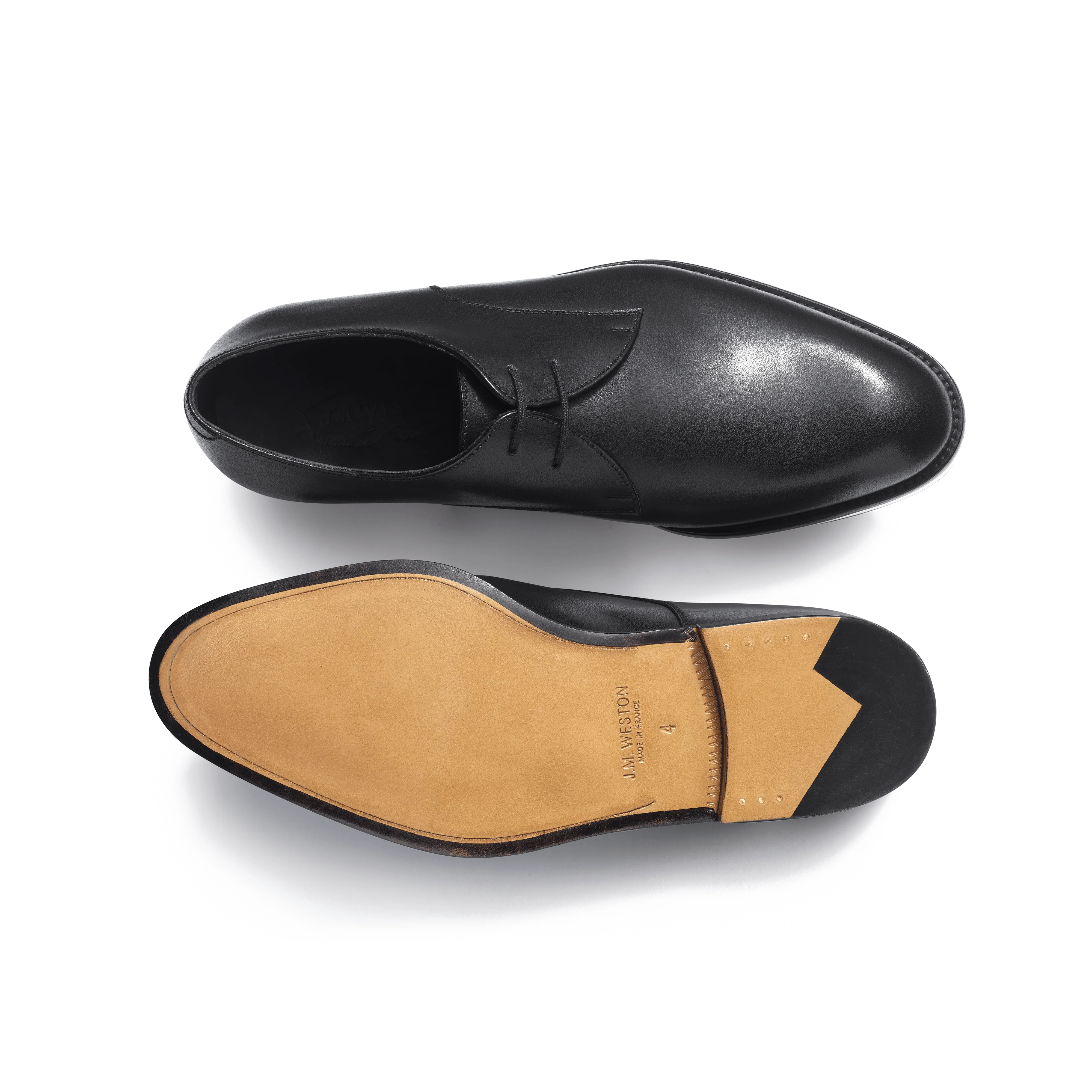 Derby Edouard [femme cuir veau lisse noir] - Image 4