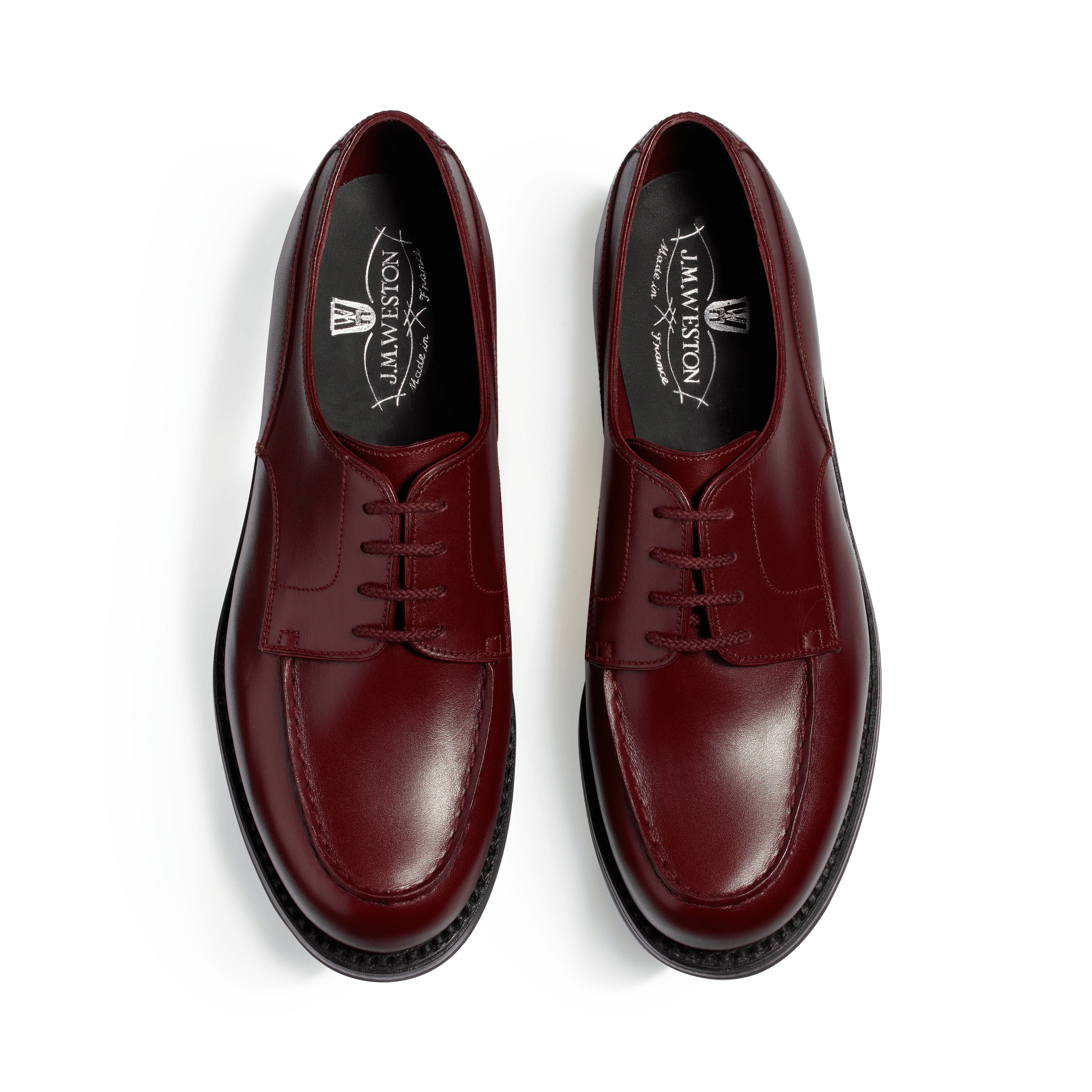 Derby Golf [femme cuir lisse bordeaux toucan] - Image 3