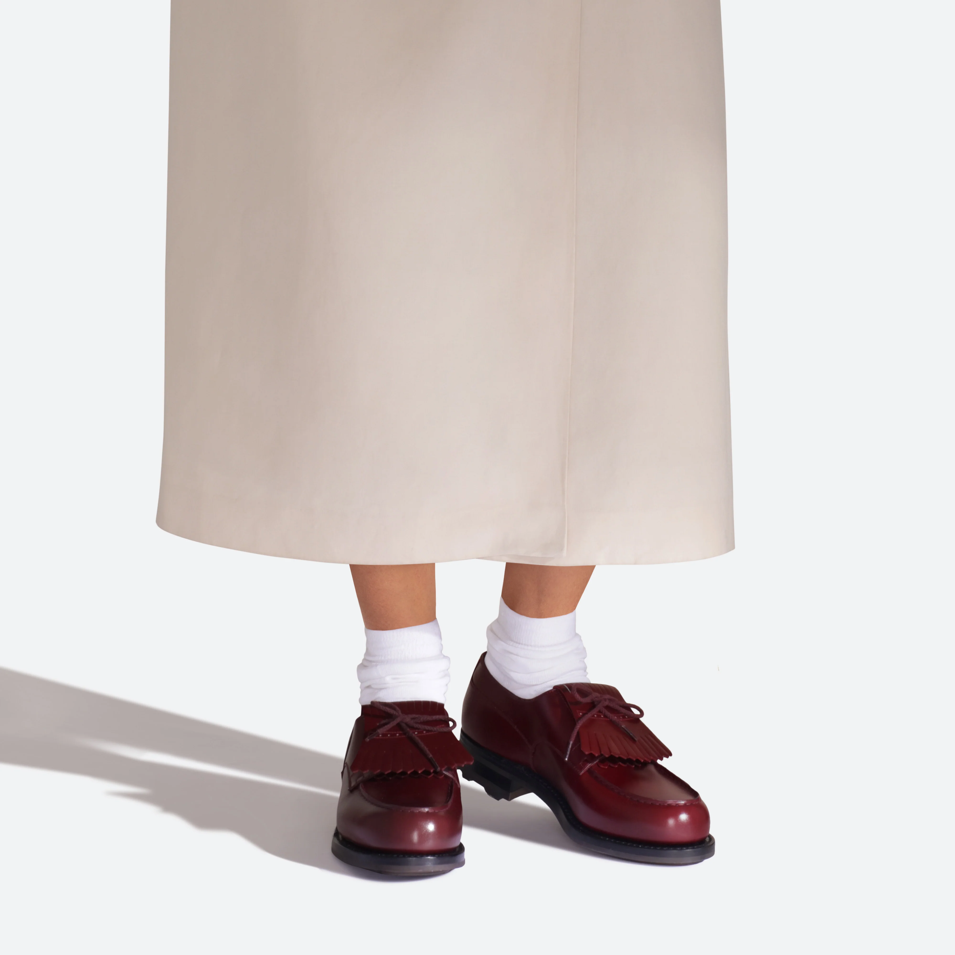 Derby Golf [femme cuir lisse bordeaux toucan] - Image 5