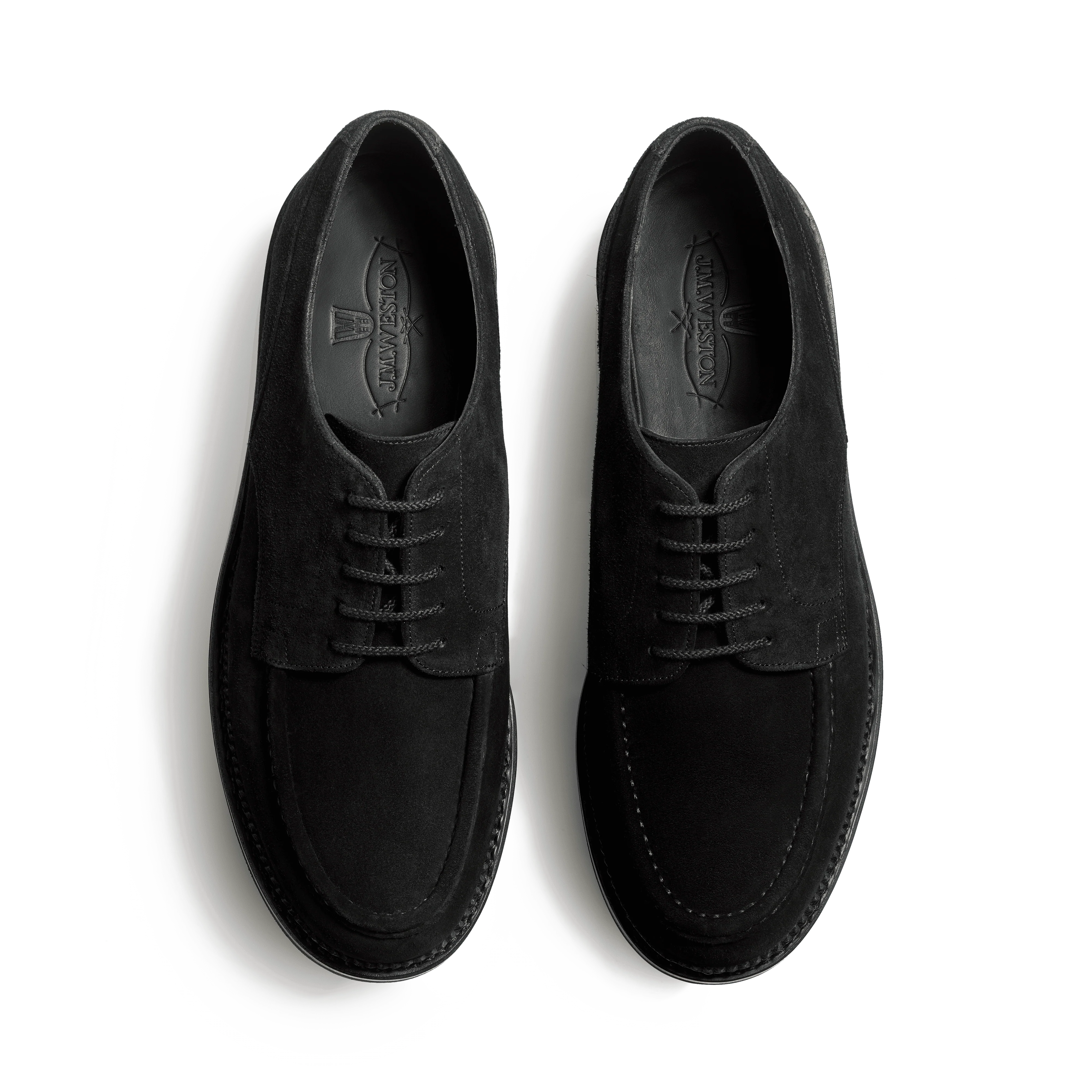 Derby Golf Eugène [homme velours noir] - Image 3
