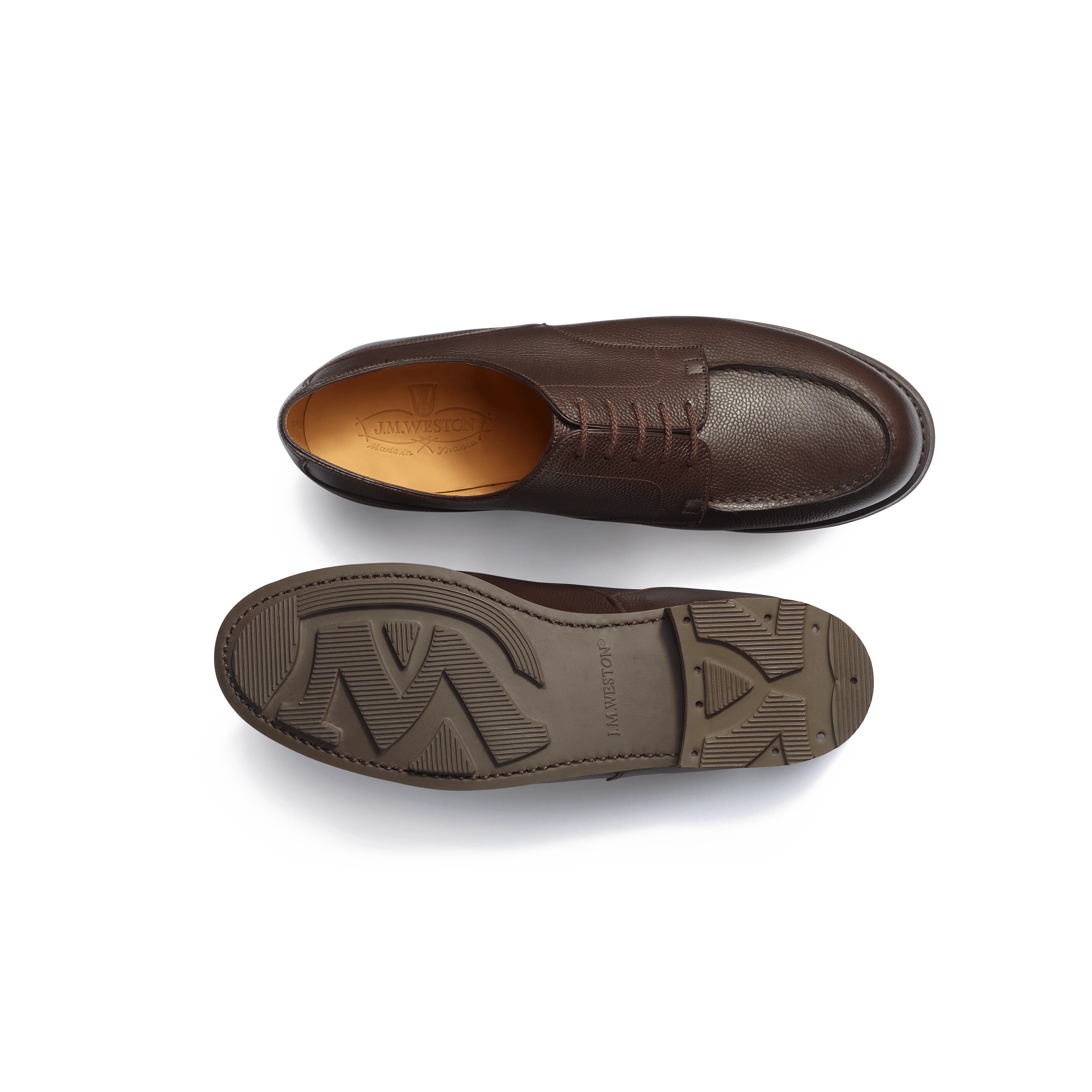 Derby Golf [homme cuir grain caviar café] - Image 4