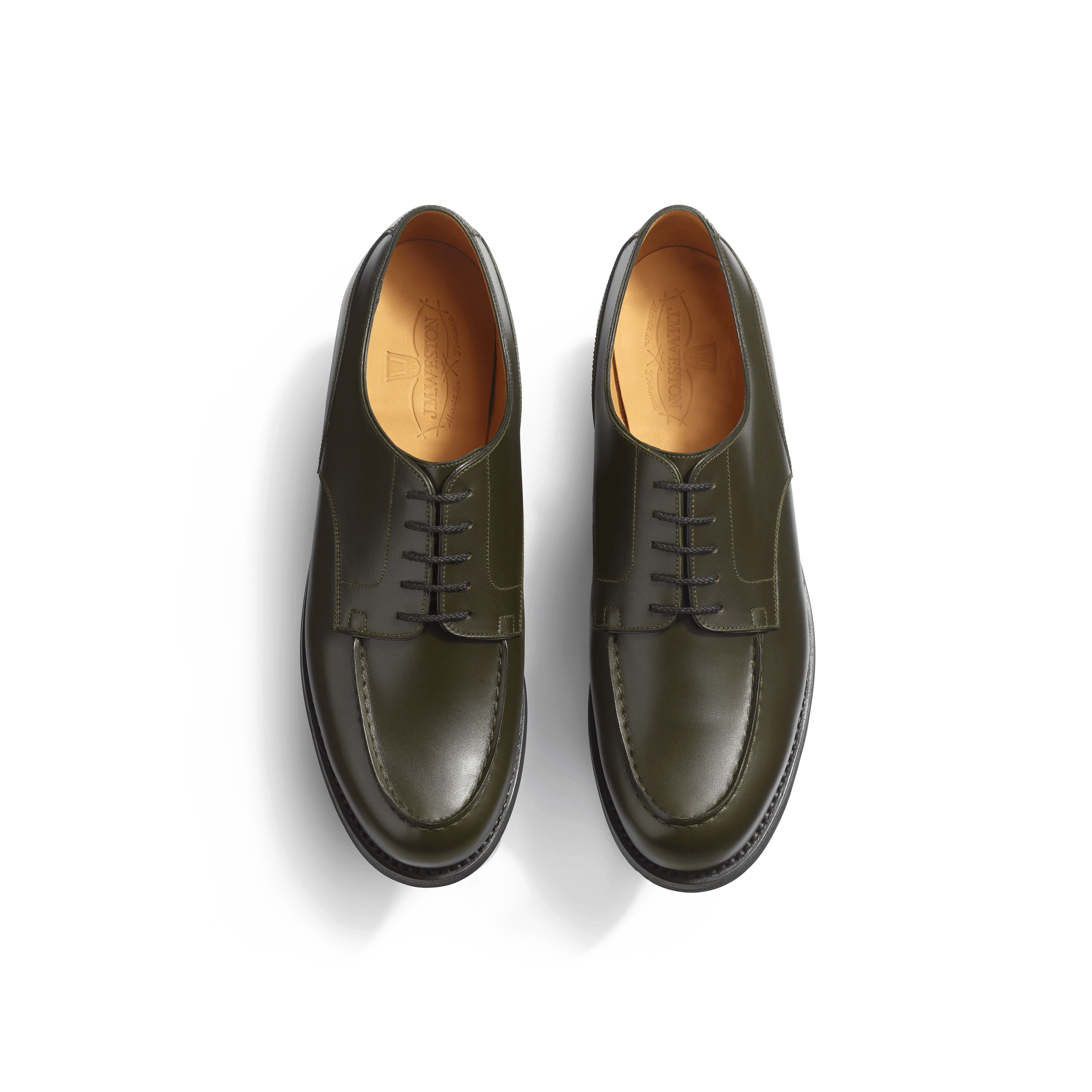 Derby Golf [homme cuir veau box vert] - Image 3