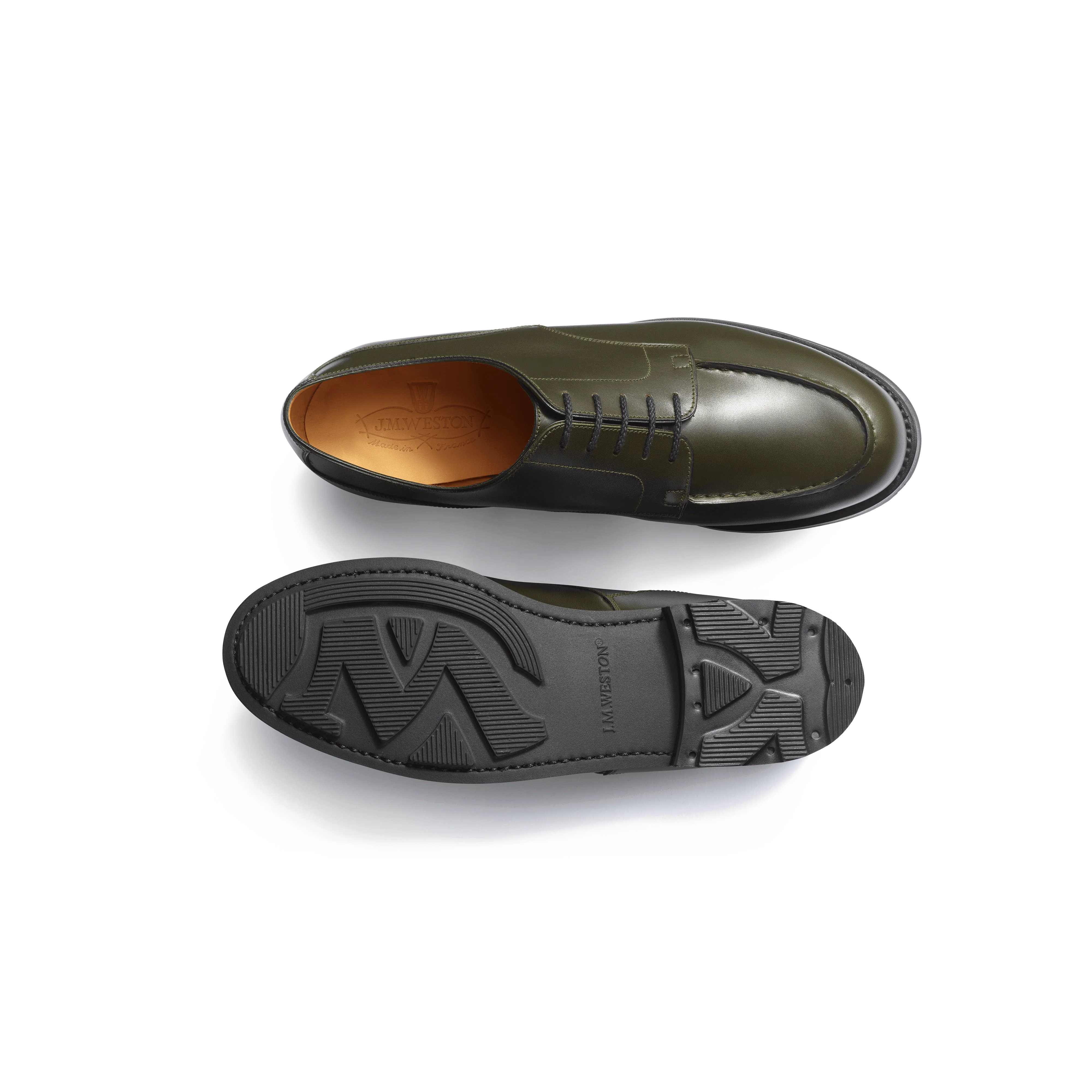 Derby Golf [homme cuir veau box vert] - Image 4