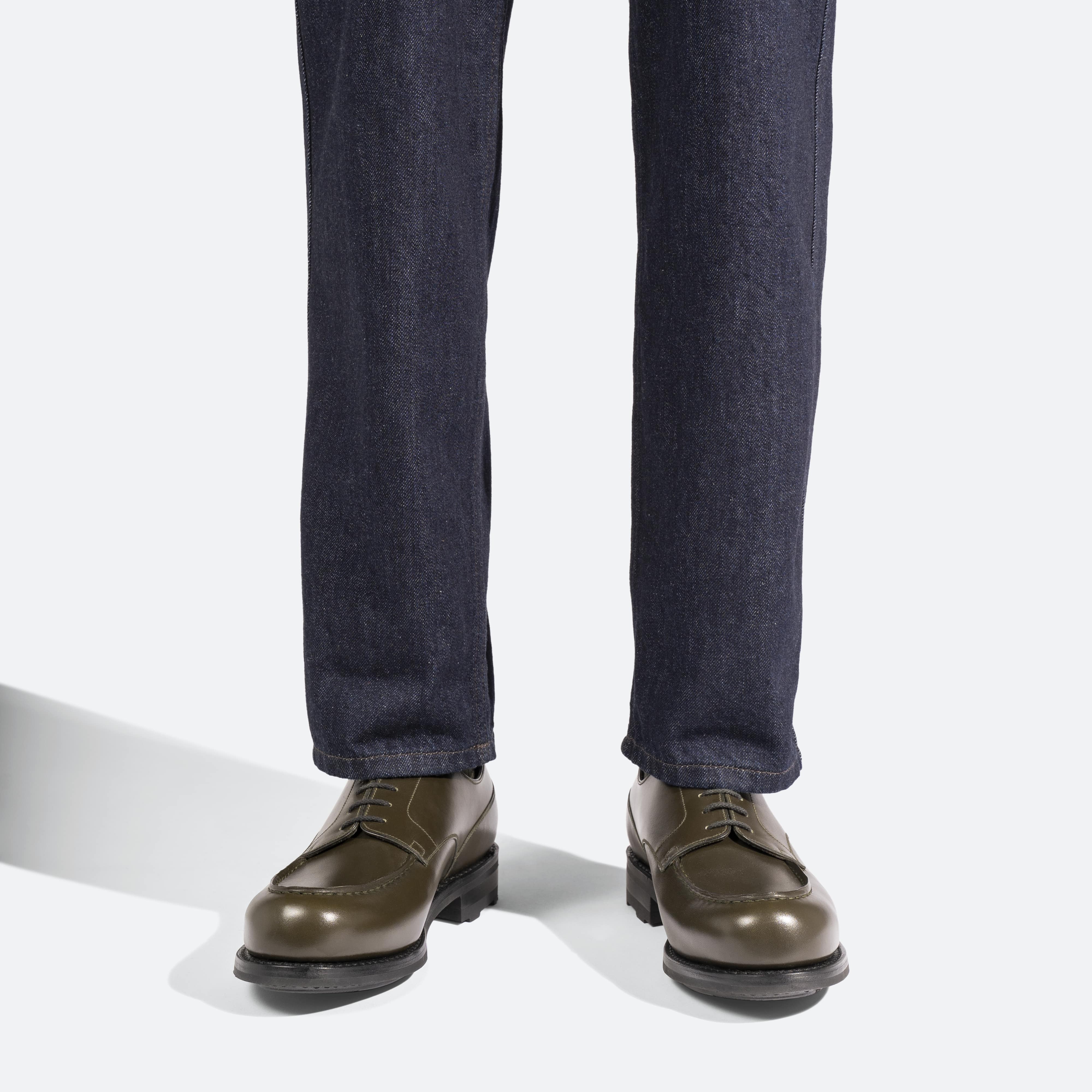 Derby Golf [homme cuir veau box vert] - Image 5