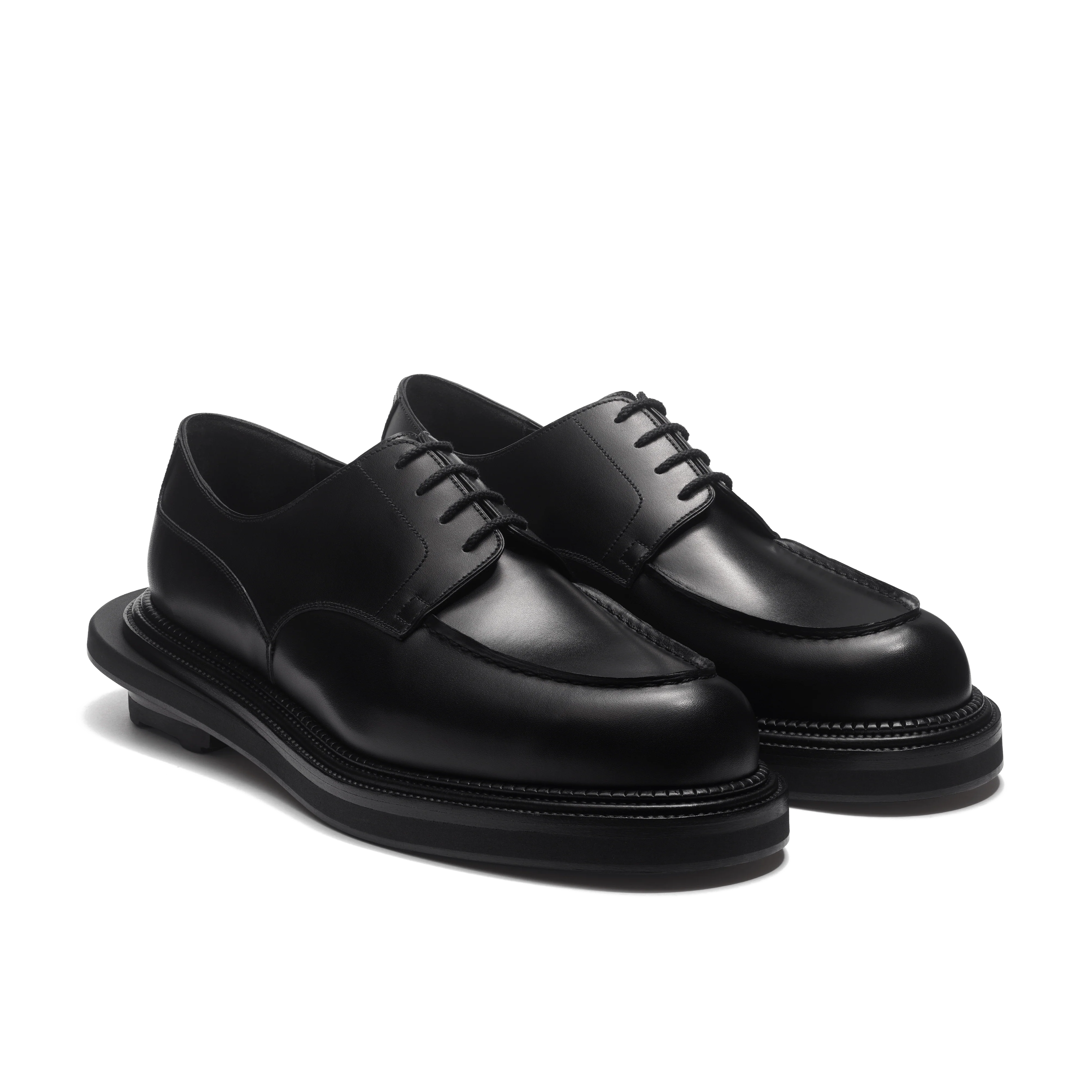 Derby Golf J.M. Weston x sacai [cuir veau box noir] - Image 2