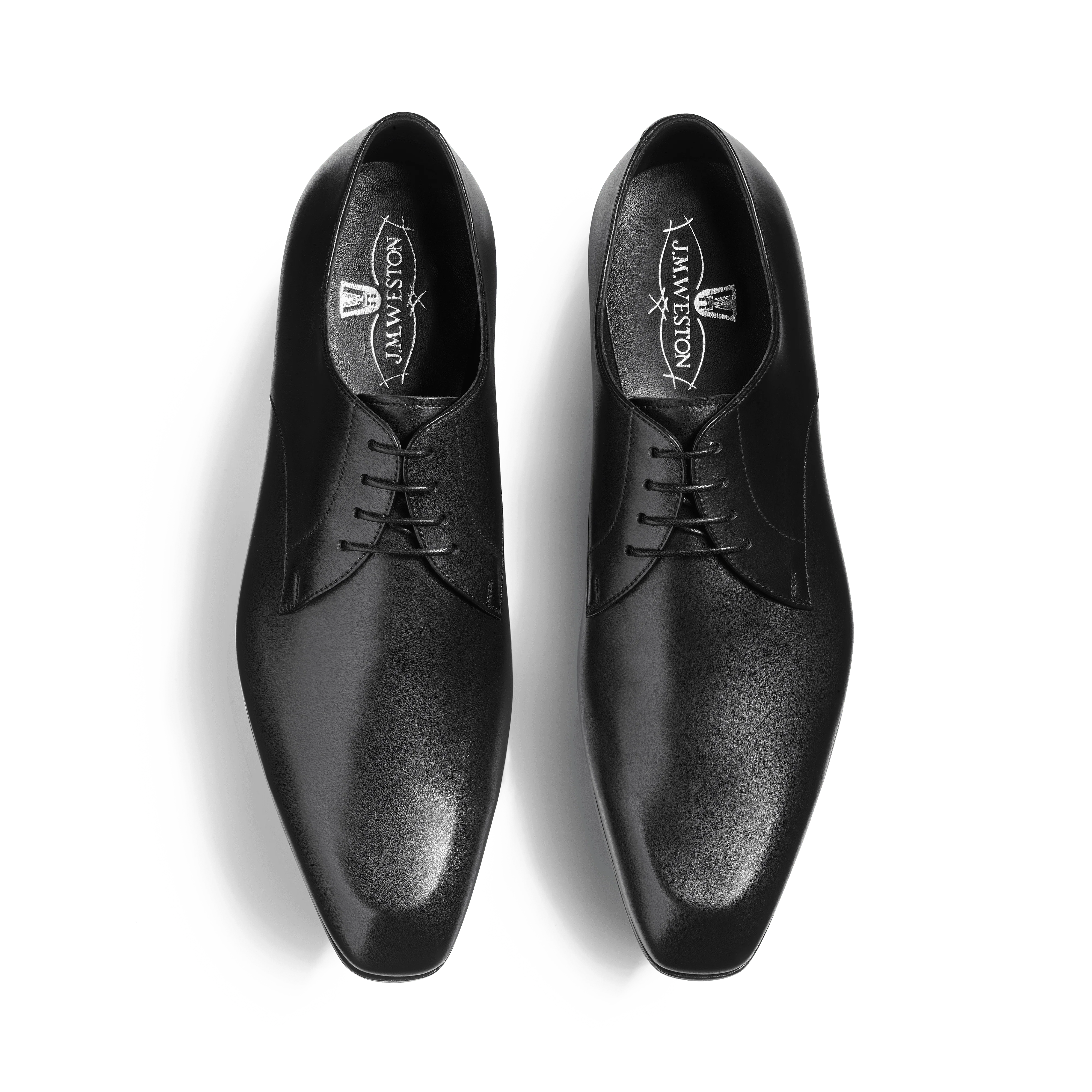 Derby Monaco Patin Gomme [homme cuir lisse noir] - Image 3