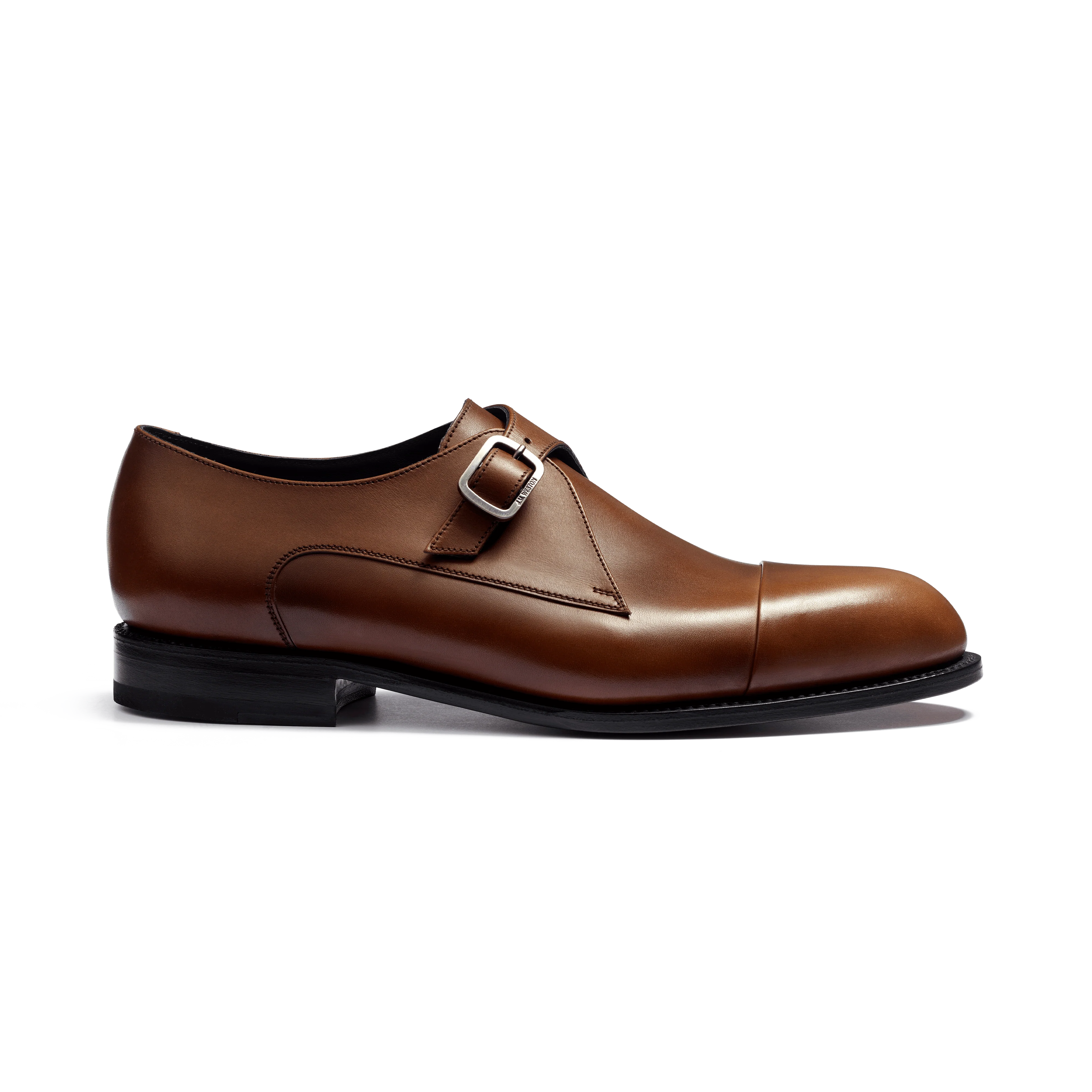 Derby simple Boucle Edouard [homme cuir lisse marron ébène nuances]