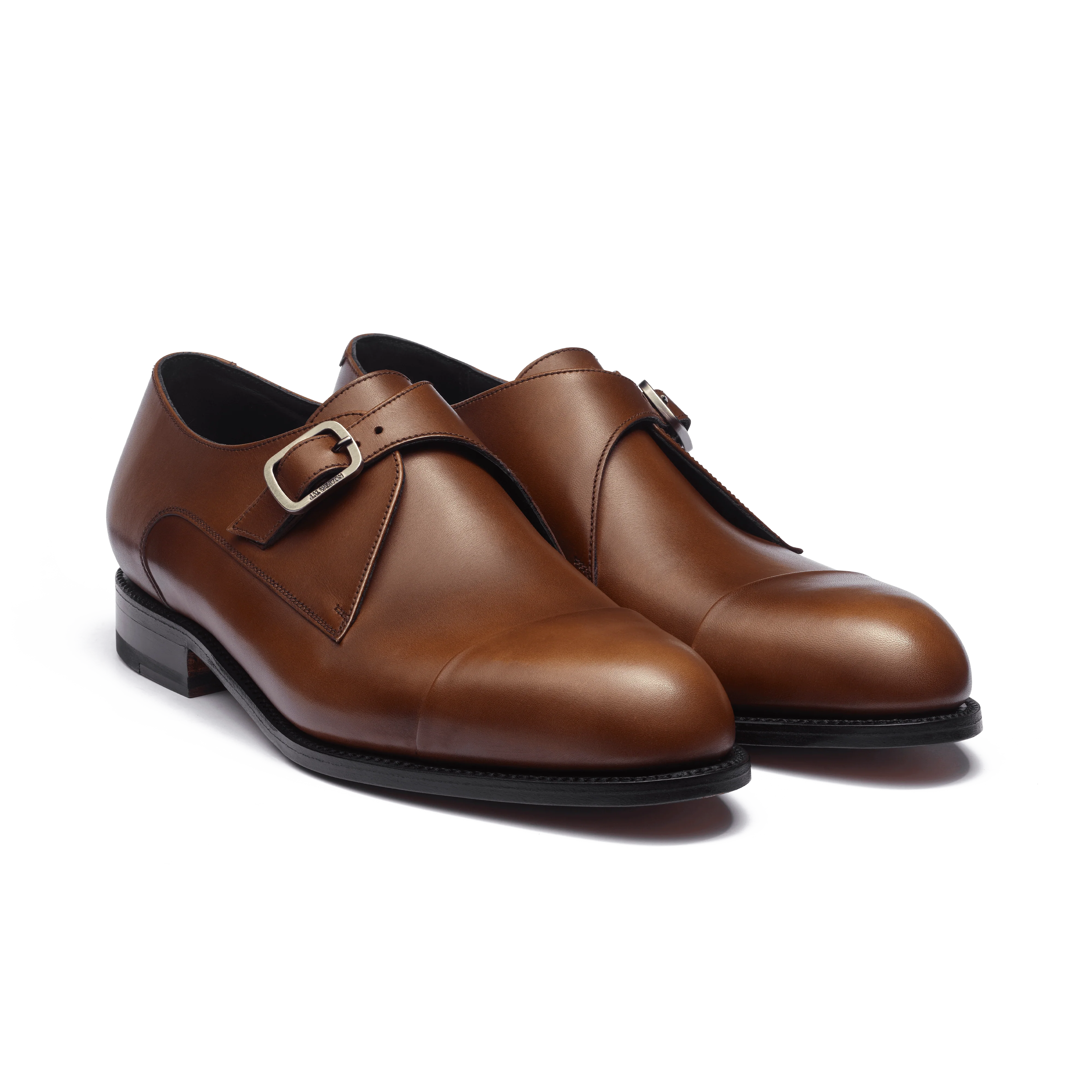 Derby simple Boucle Edouard [homme cuir lisse marron ébène nuances] - Image 2