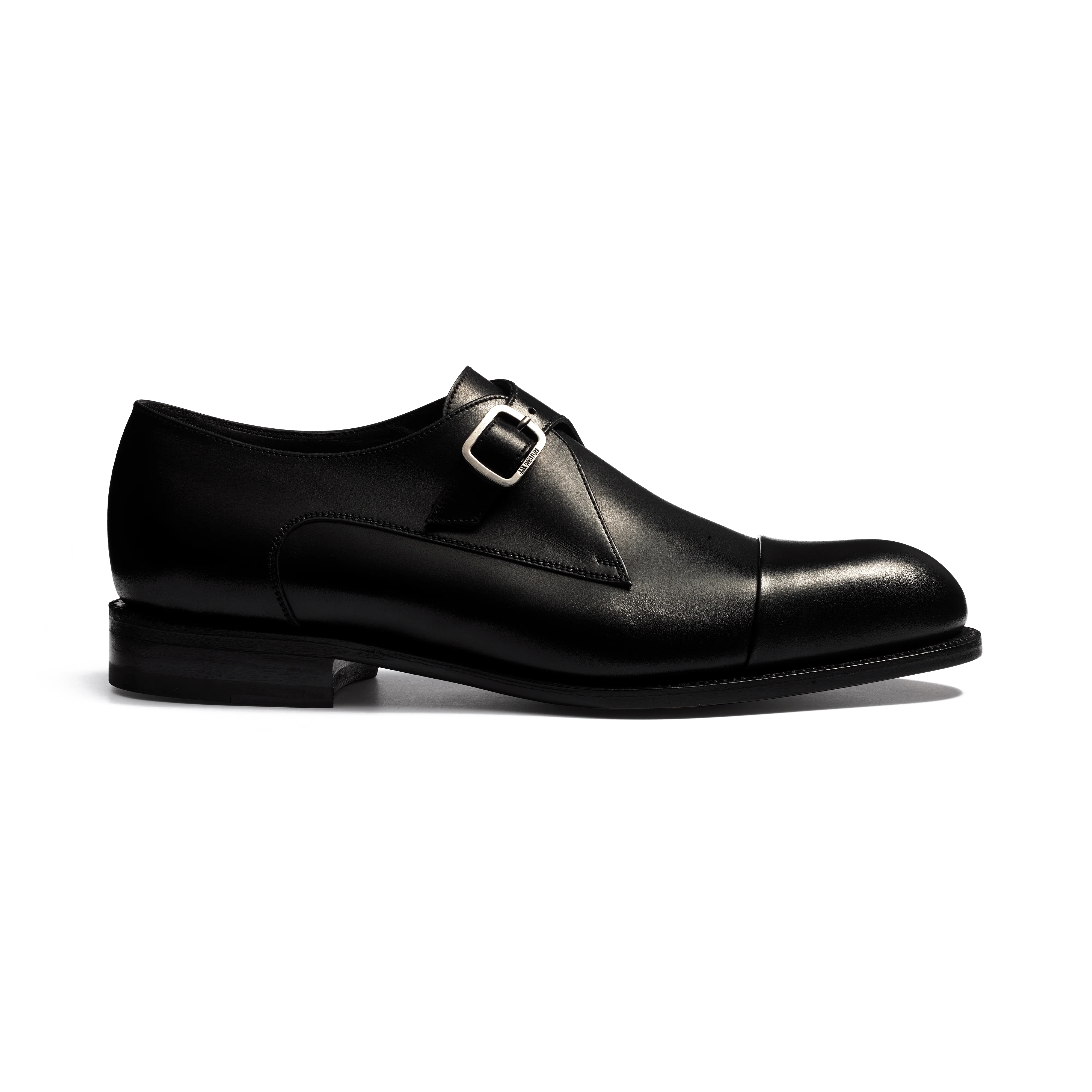 Derby simple Boucle Edouard [homme cuir lisse noir nuances]