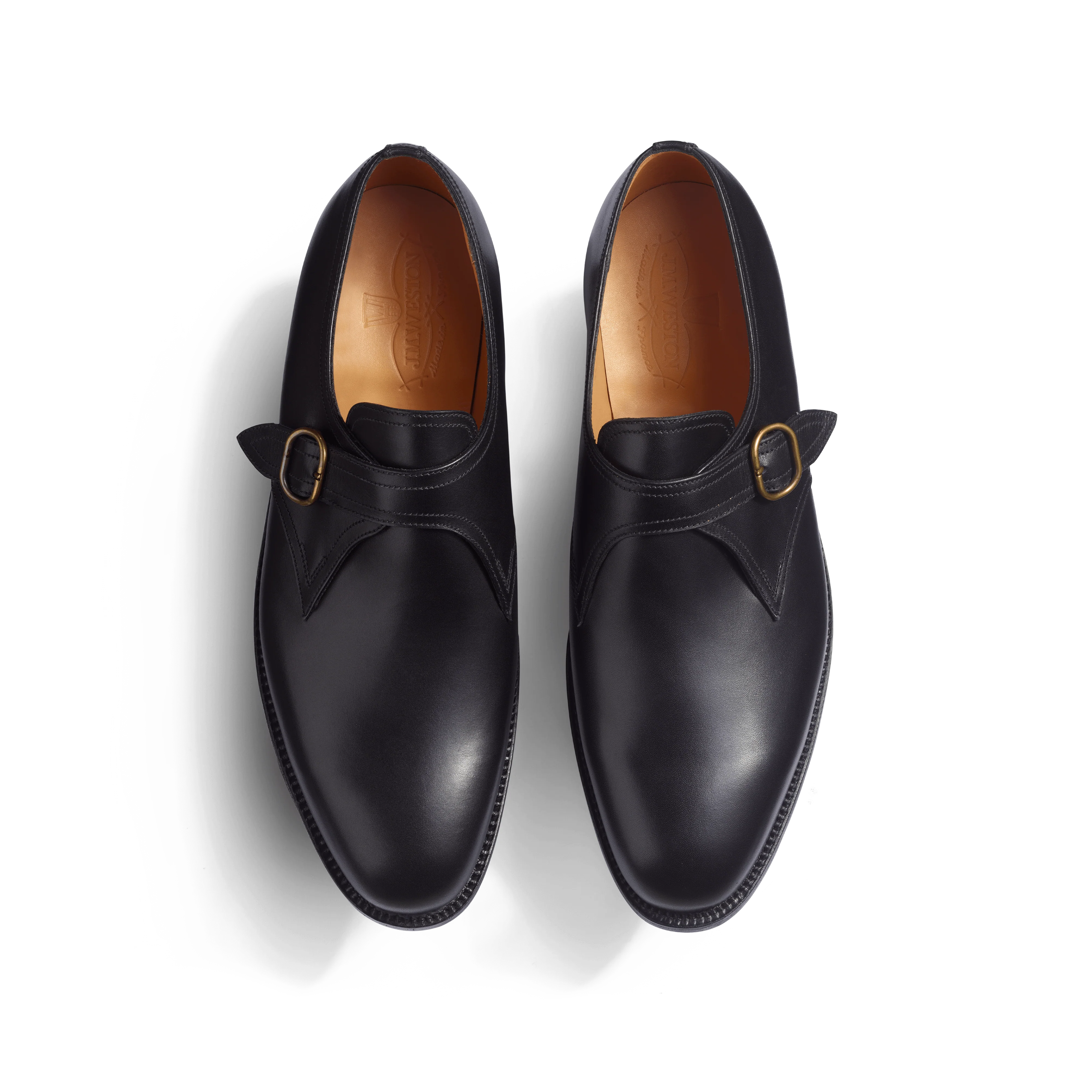 Derby simple boucle [homme cuir veau box noir] - Image 3
