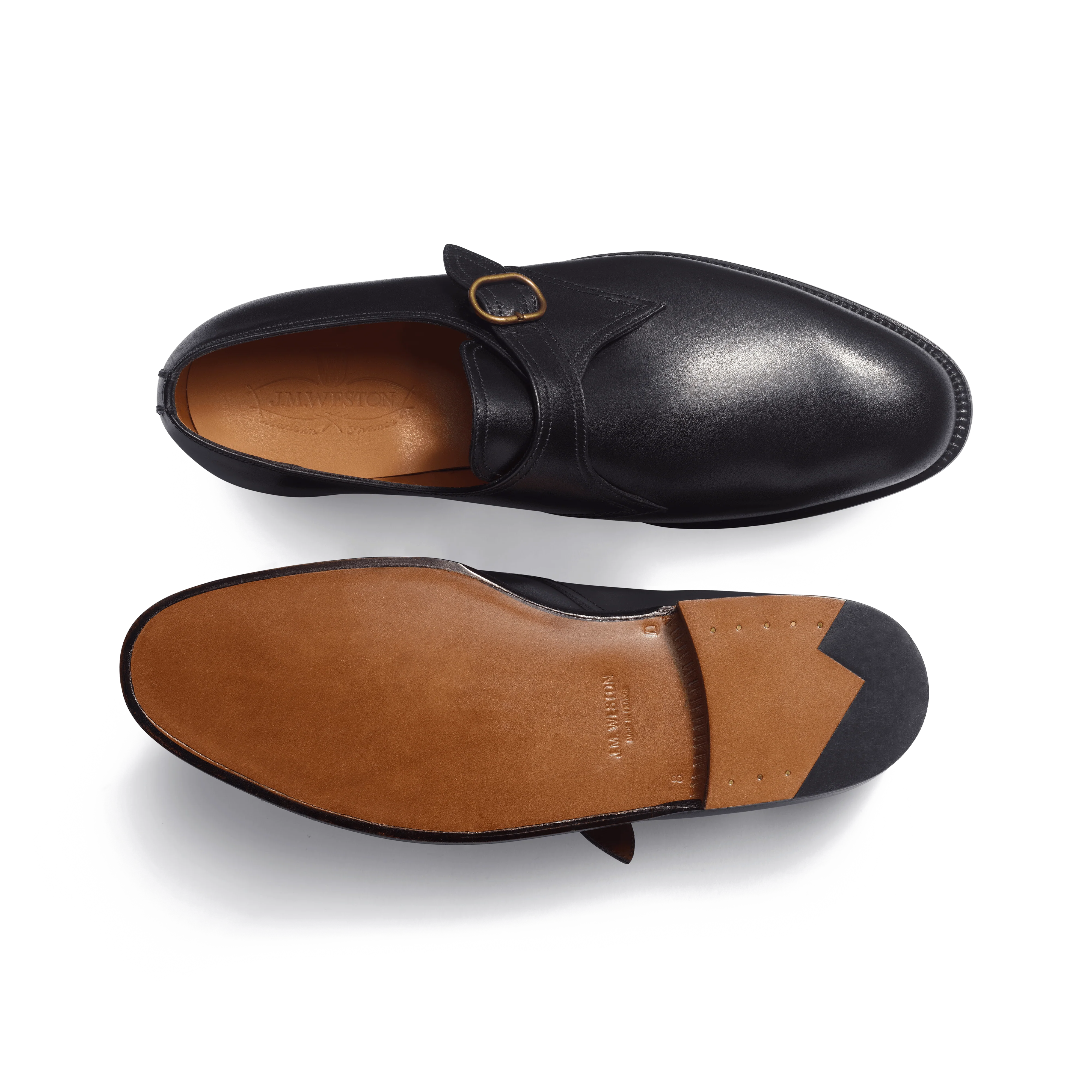 Derby simple boucle [homme cuir veau box noir] - Image 4