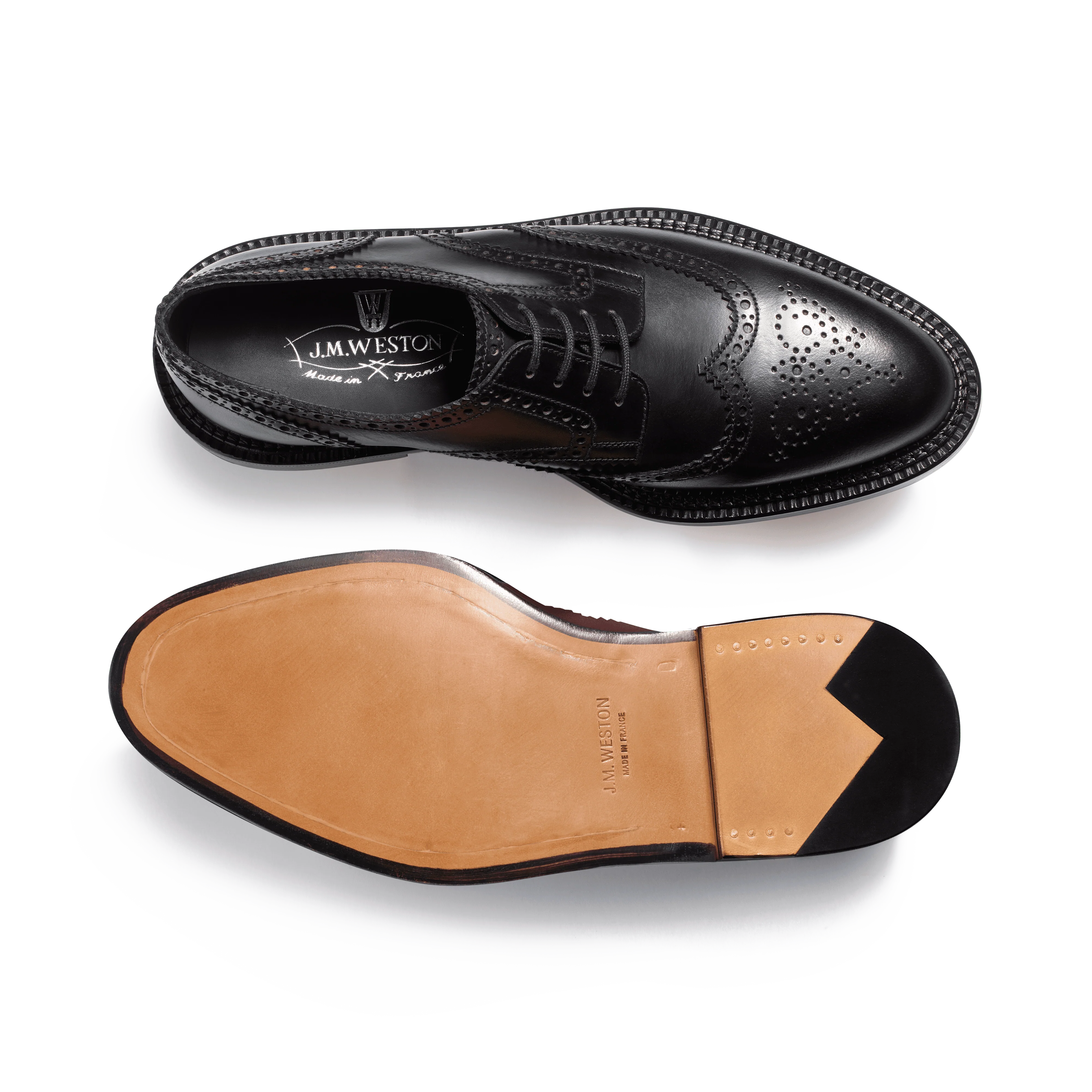 Derby triple semelle Rosalie [femme cuir lisse noir] - Image 4