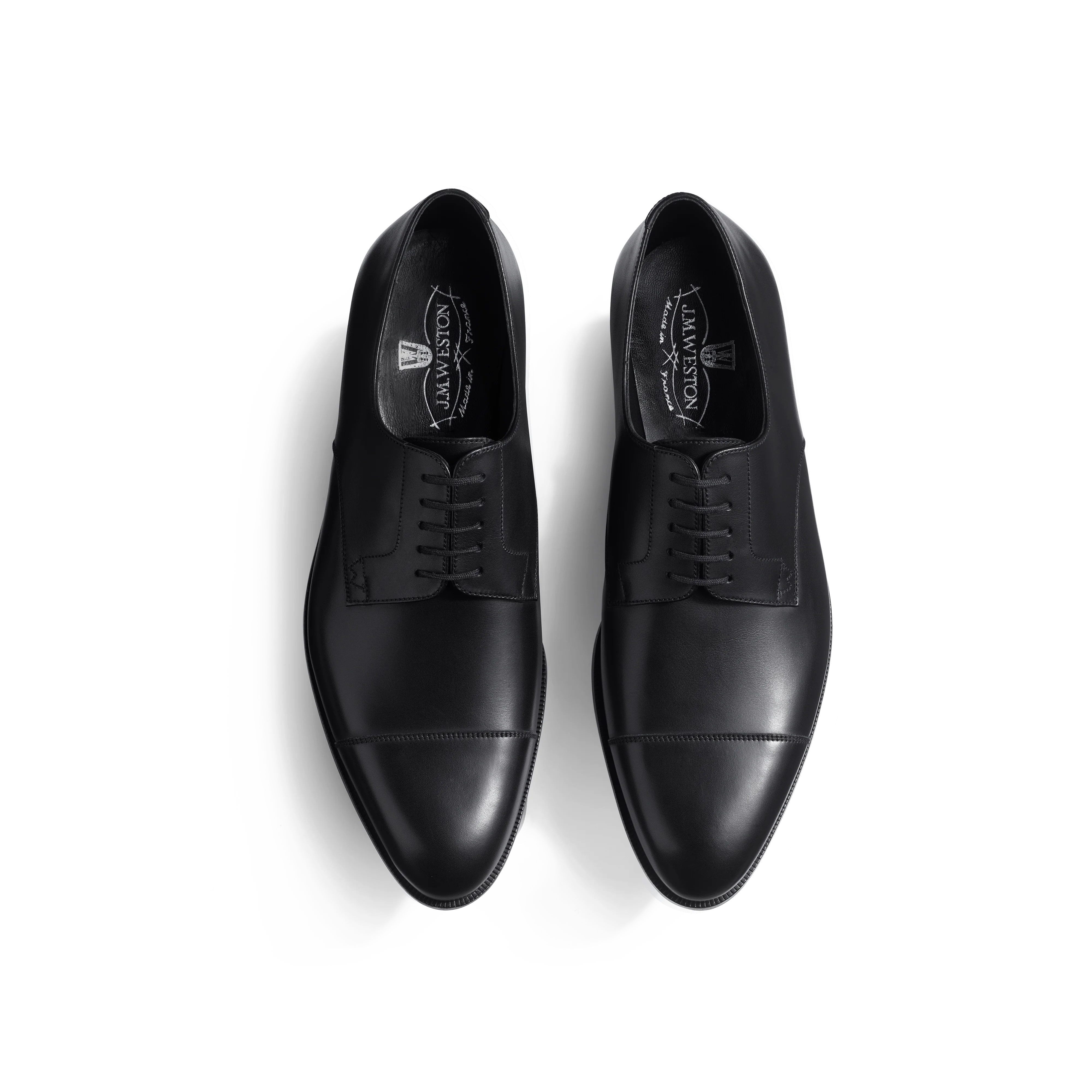 Derby West [homme cuir lisse noir] - Image 3