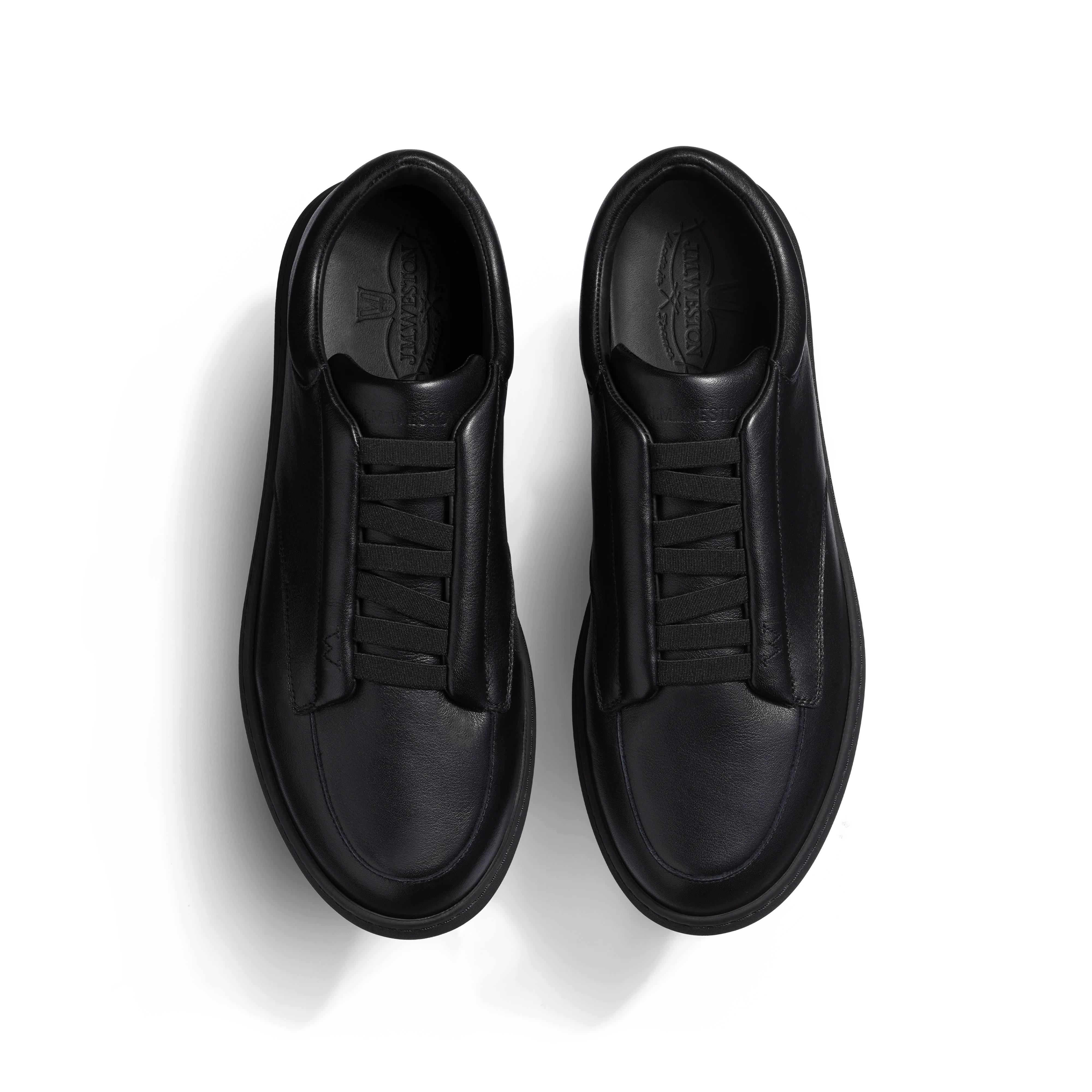 Dress sneaker [basket cuir veau nappa noir] - Image 3