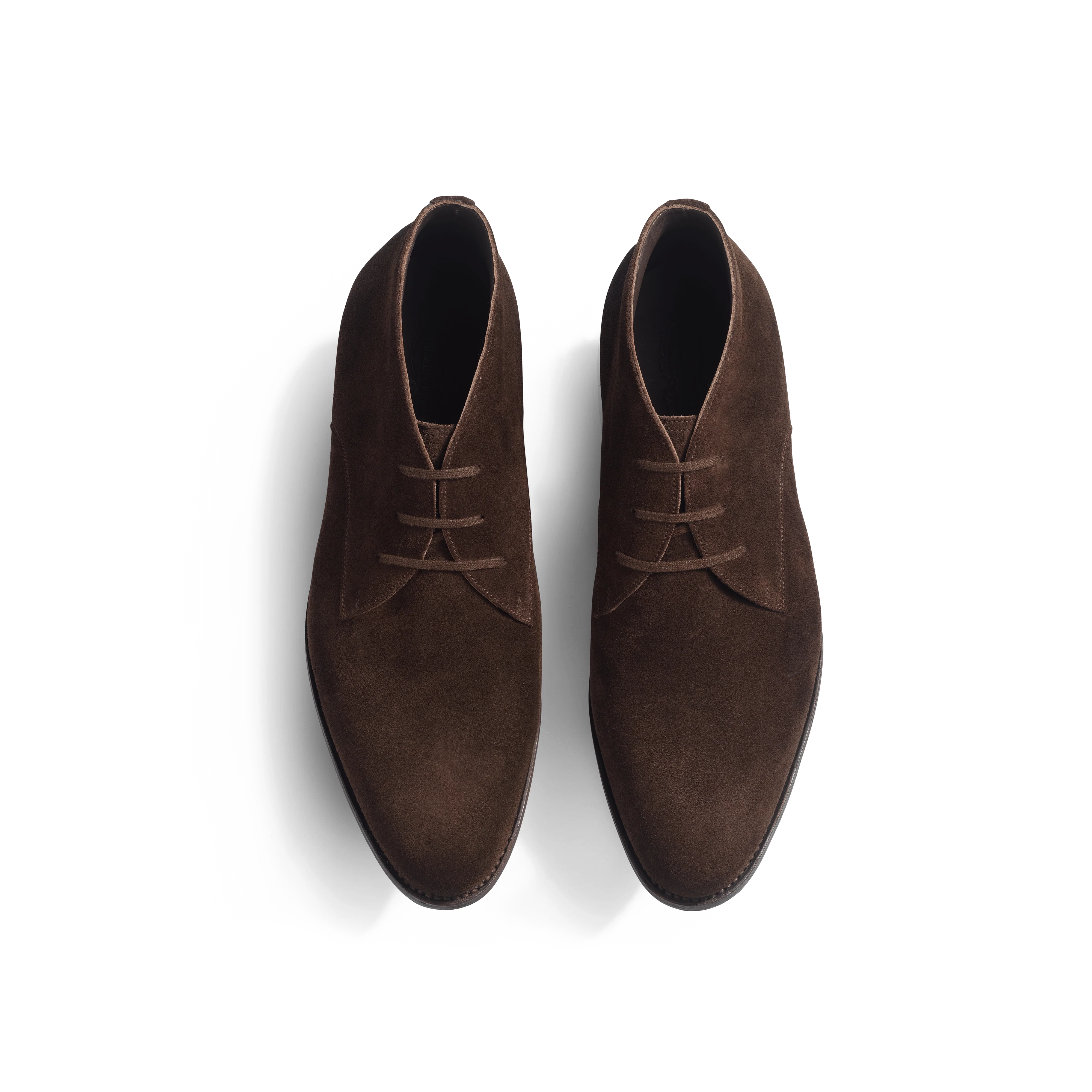 Bottine Chukka Edouard  [Homme cuir veau velours marron foncé] - Image 3