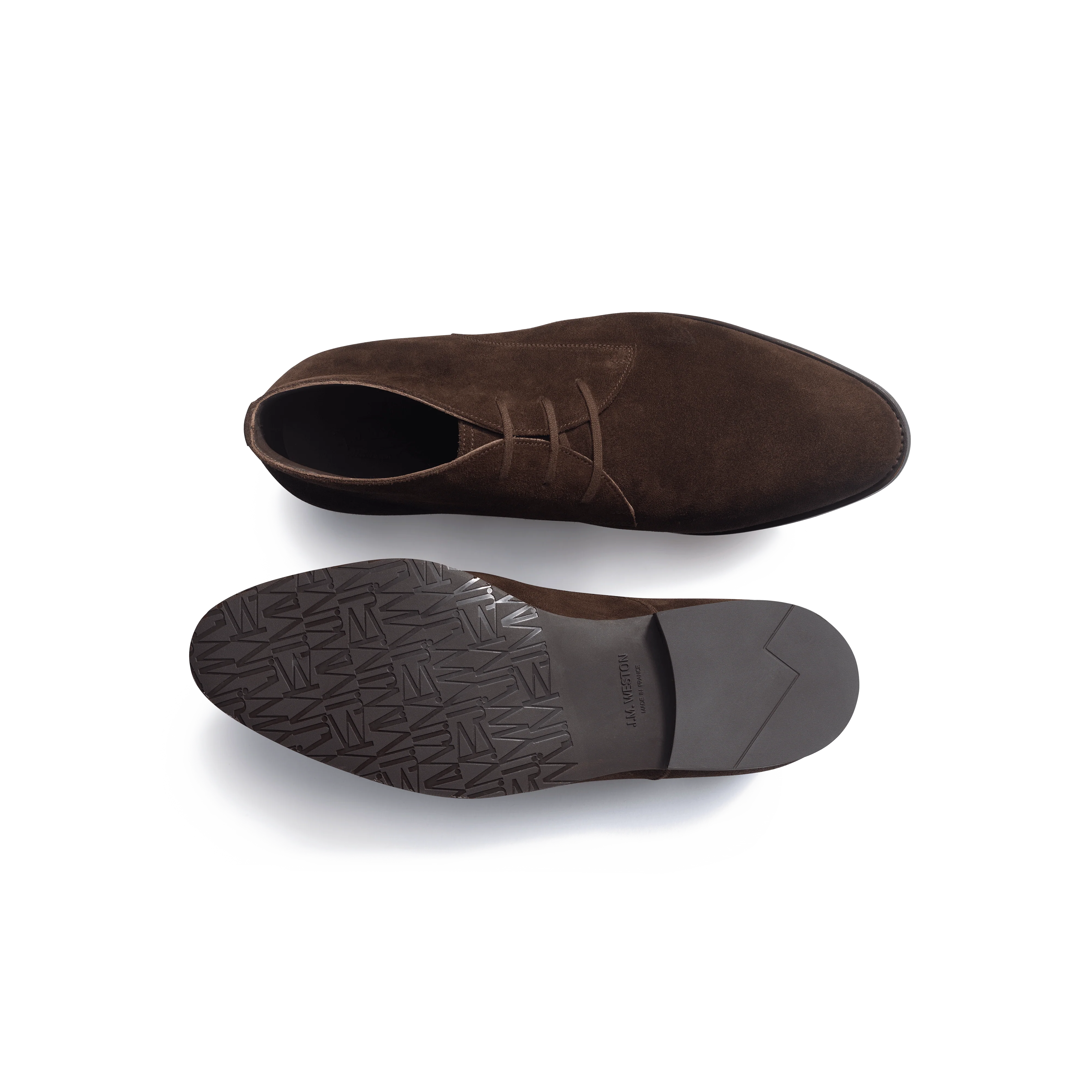 Bottine Chukka Edouard  [Homme cuir veau velours marron foncé] - Image 4