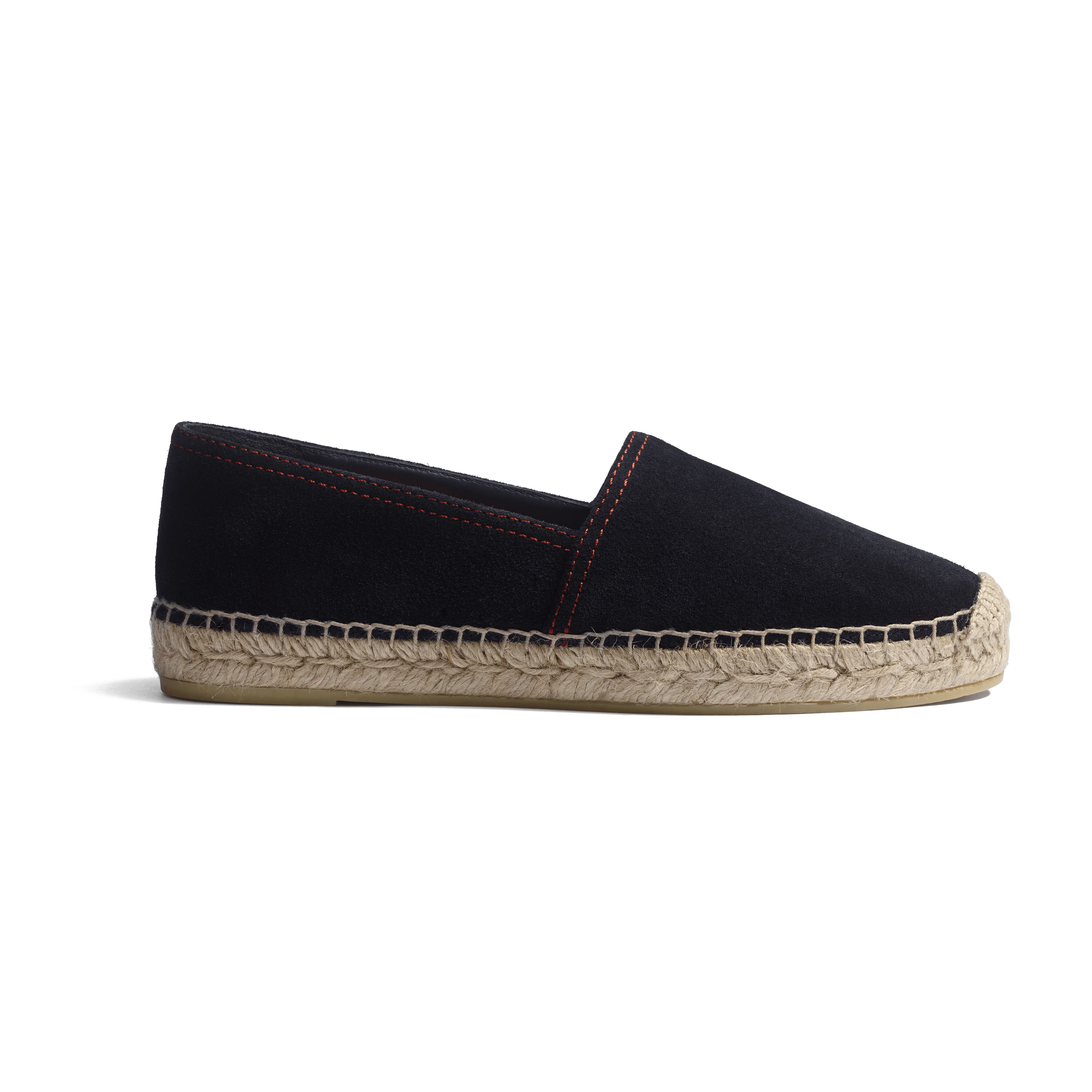 Espadrille Wait and Sea Roland-Garros [femme cuir veau velours marine]
