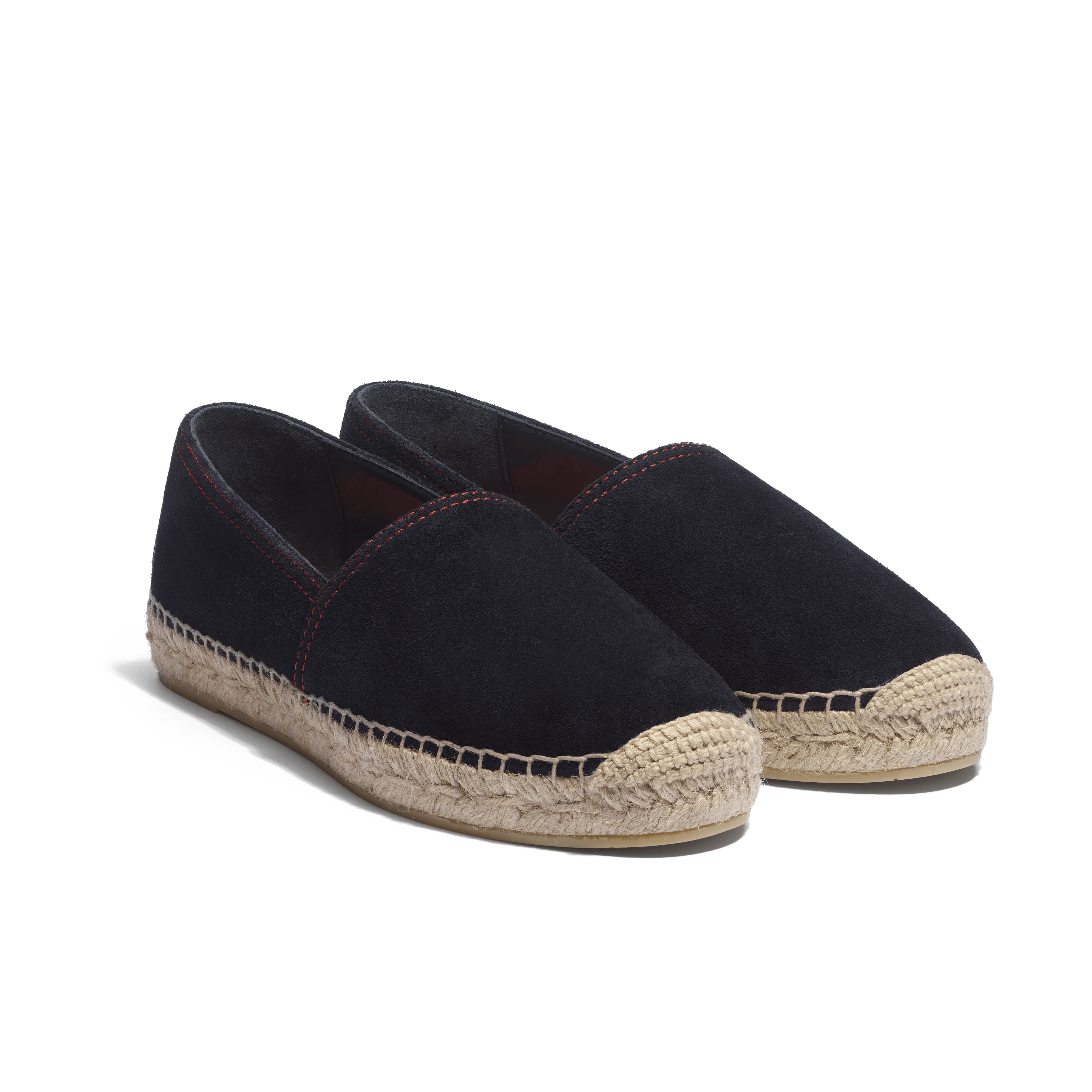 Espadrille Wait and Sea Roland-Garros [femme cuir veau velours marine] - Image 2
