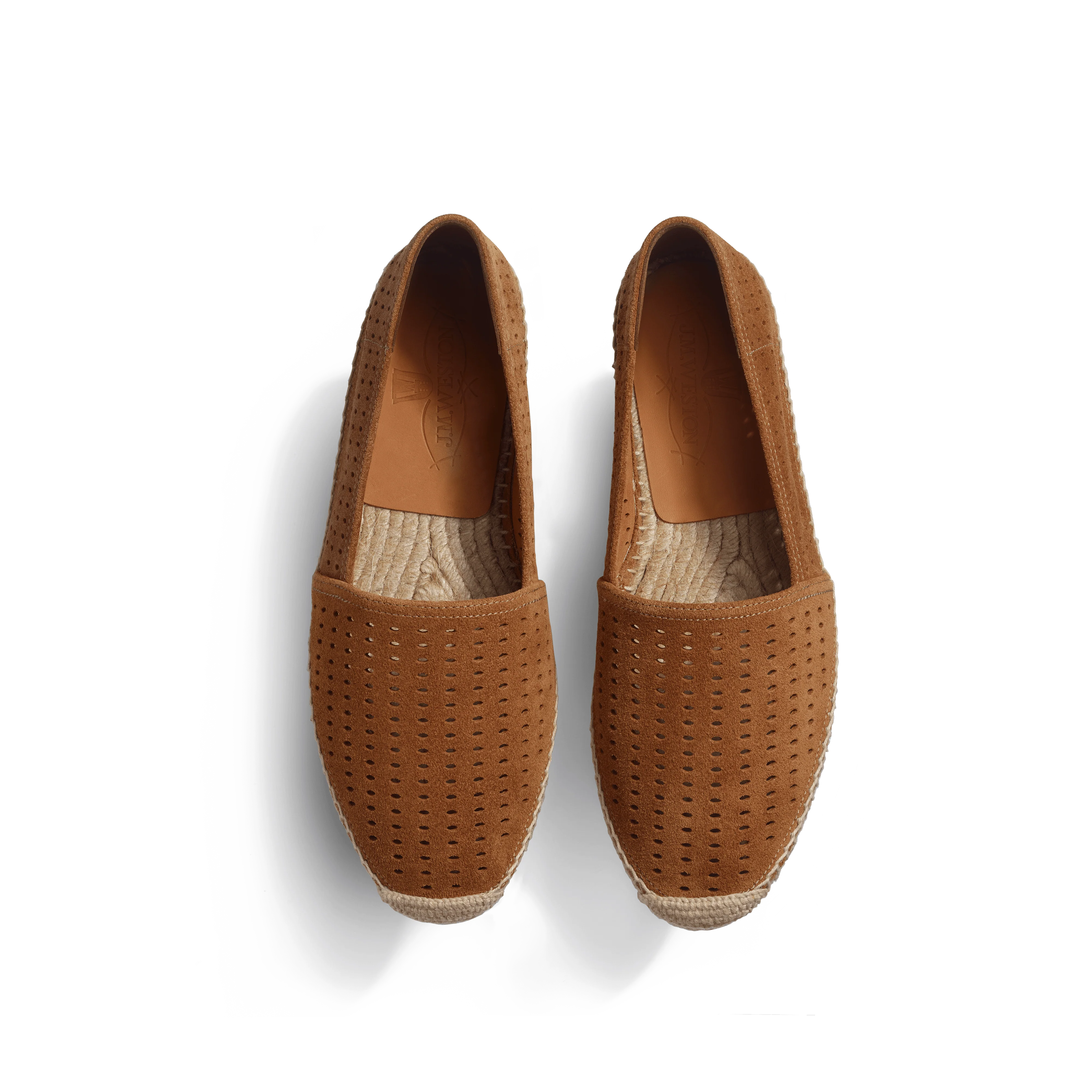Espadrille Wait and Sea [femme cuir veau velours perforé beachnut] - Image 3