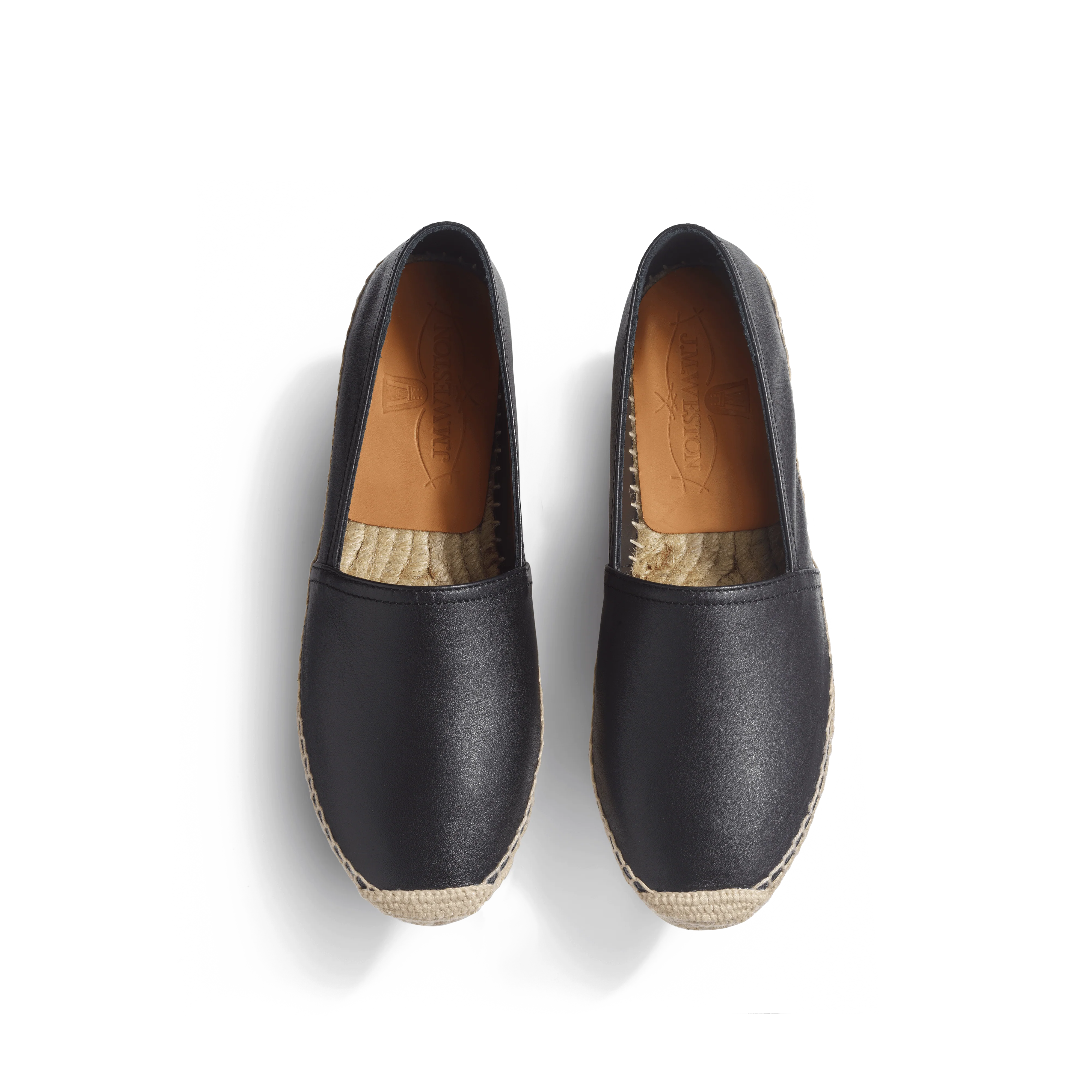 Espadrille Wait and Sea [homme cuir veau lisse noir] - Image 3