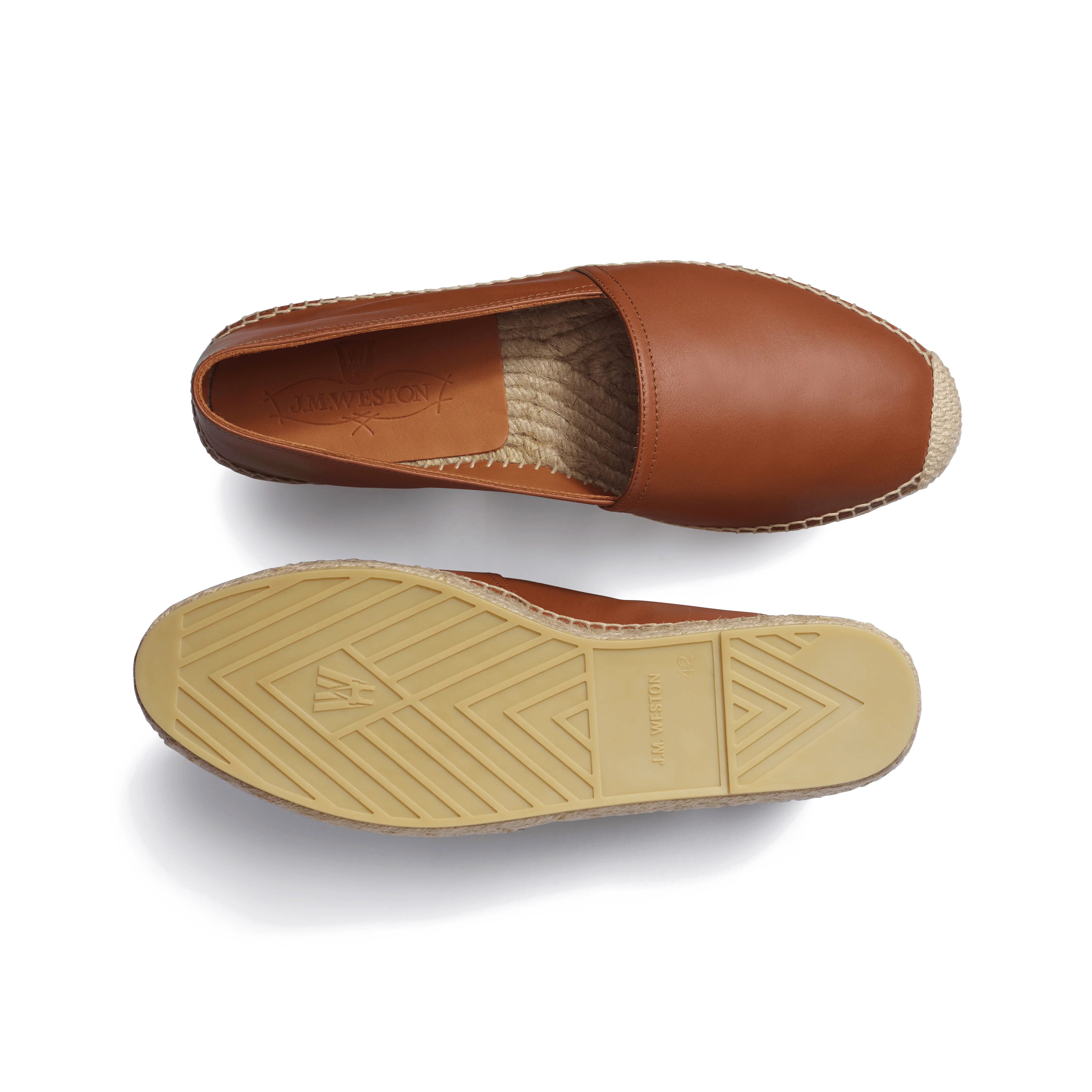 Espadrille Wait and Sea [homme cuir nappa beachnut] - Image 4