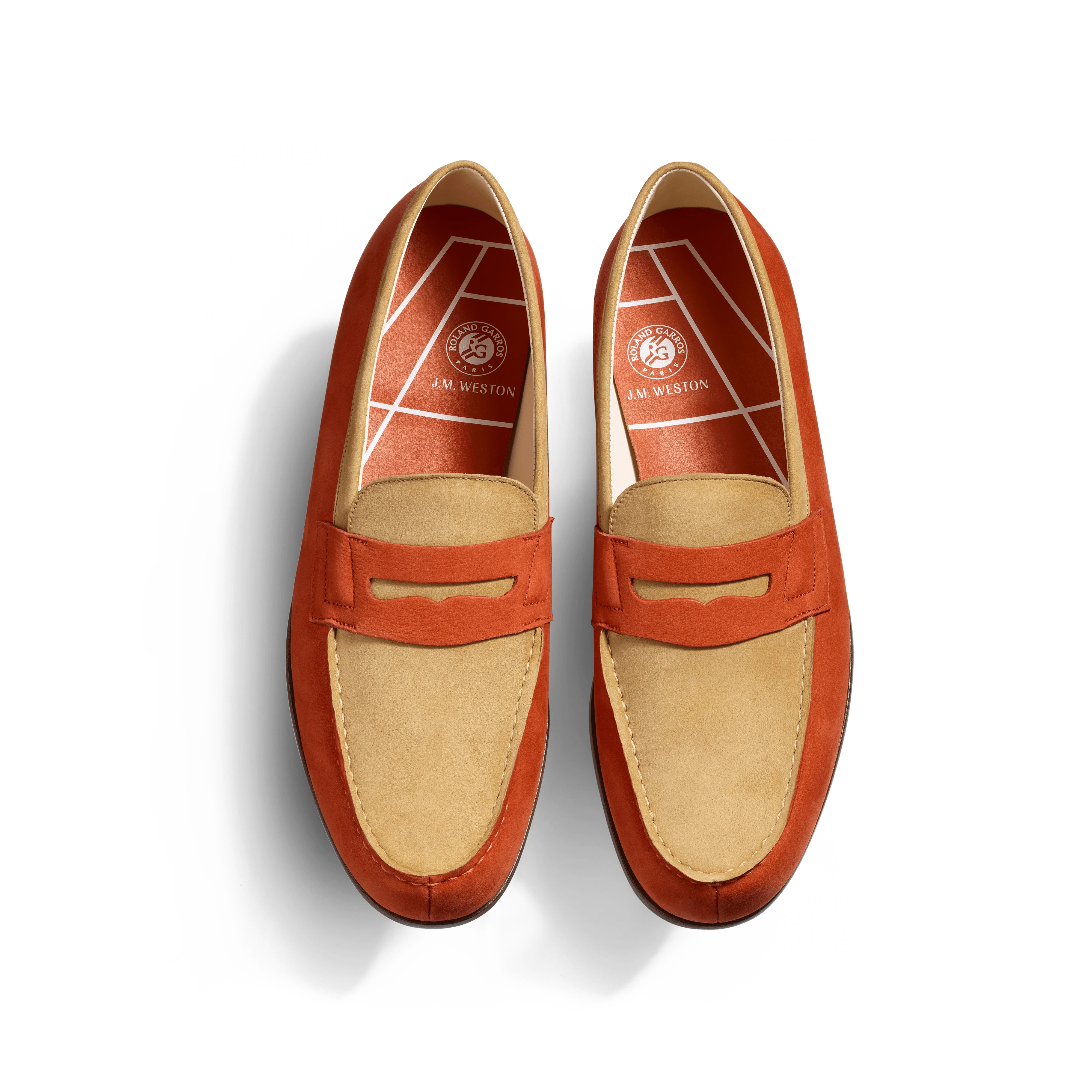 Le Moc' Weston Roland-Garros [homme Nubuck terre battue & taupe] - Image 3