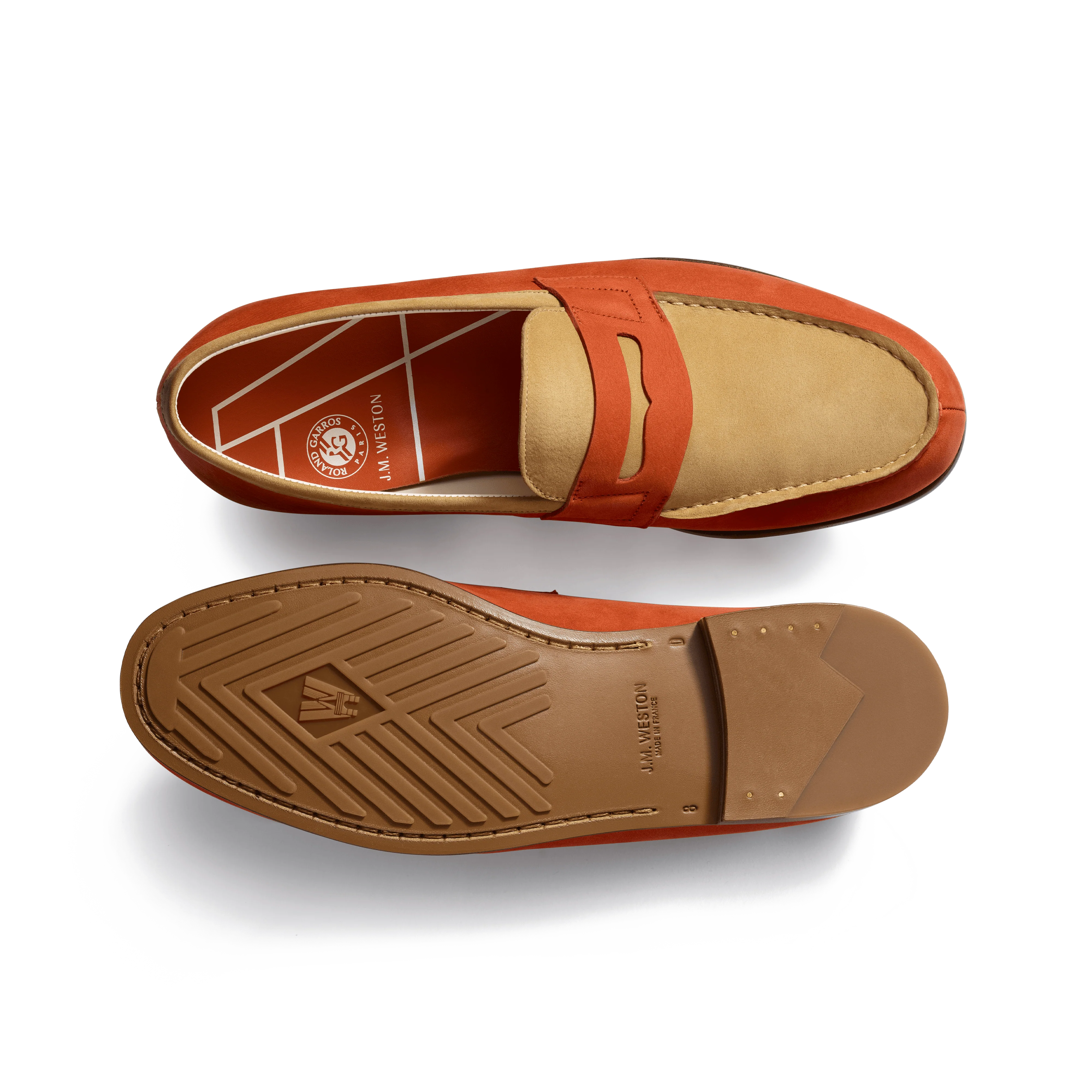 Le Moc' Weston Roland-Garros [homme Nubuck terre battue & taupe] - Image 4