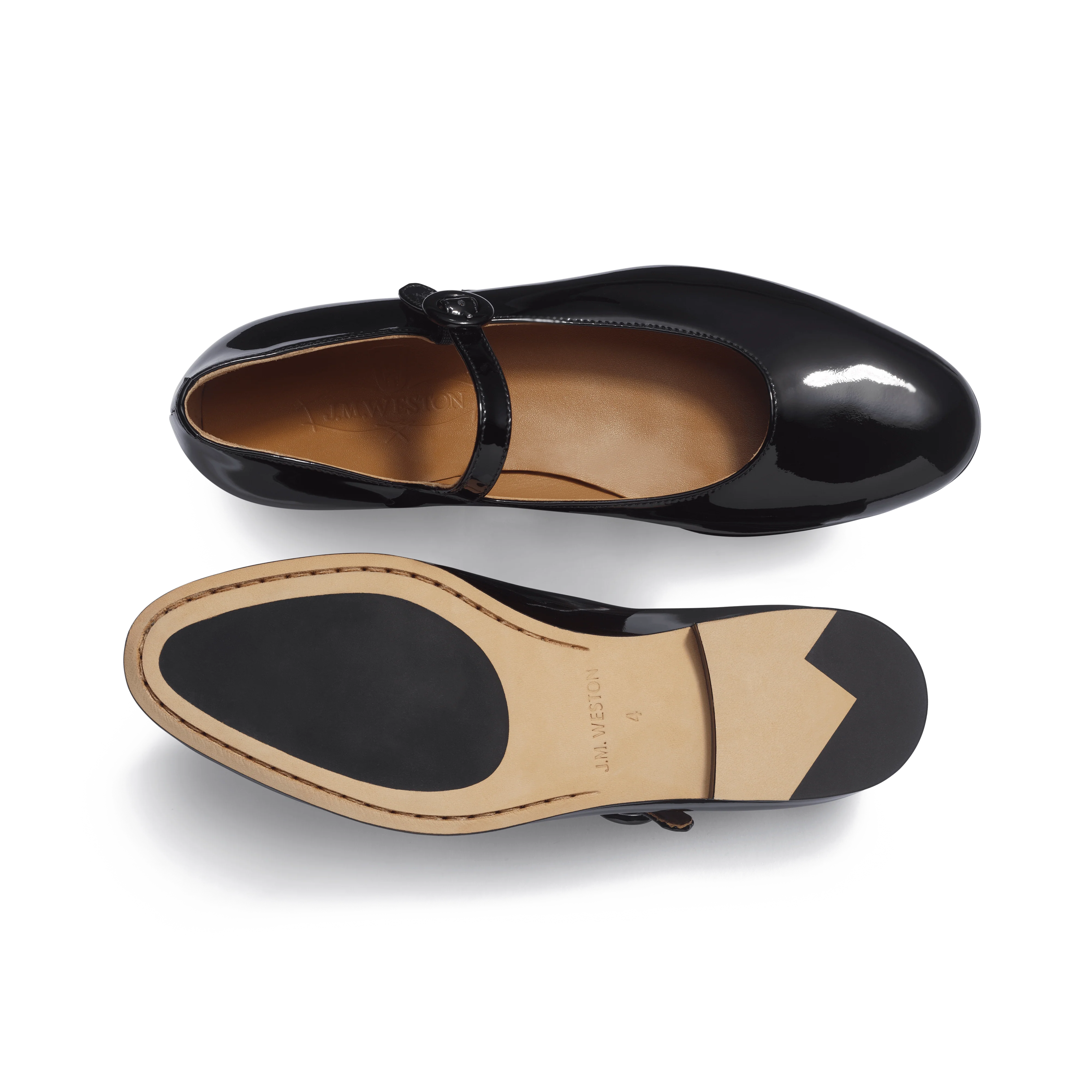 Mary Jane [femme cuir veau vernis noir] - Image 4