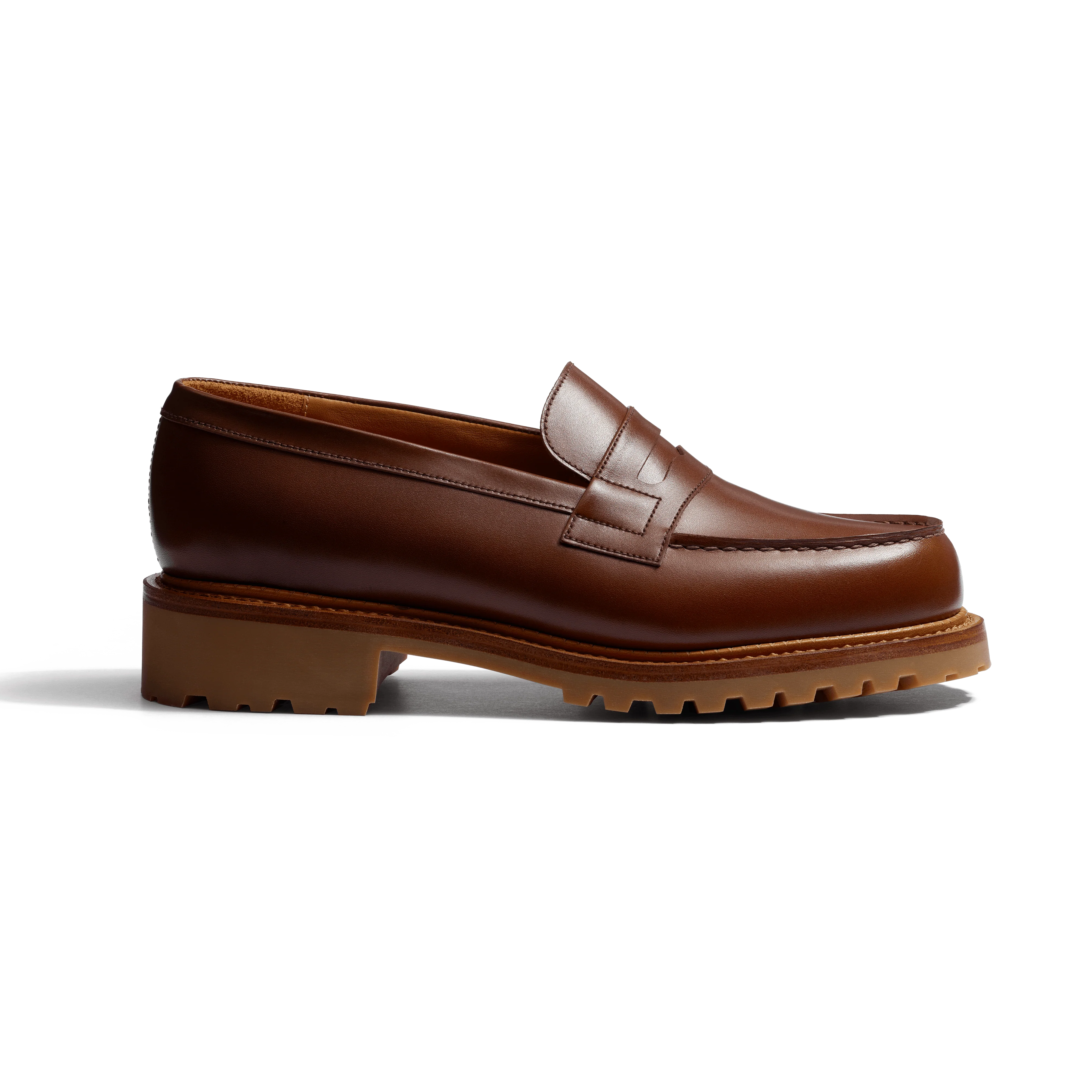 Mocassin 180 commando [femme cuir veau box marron bergeronnette]