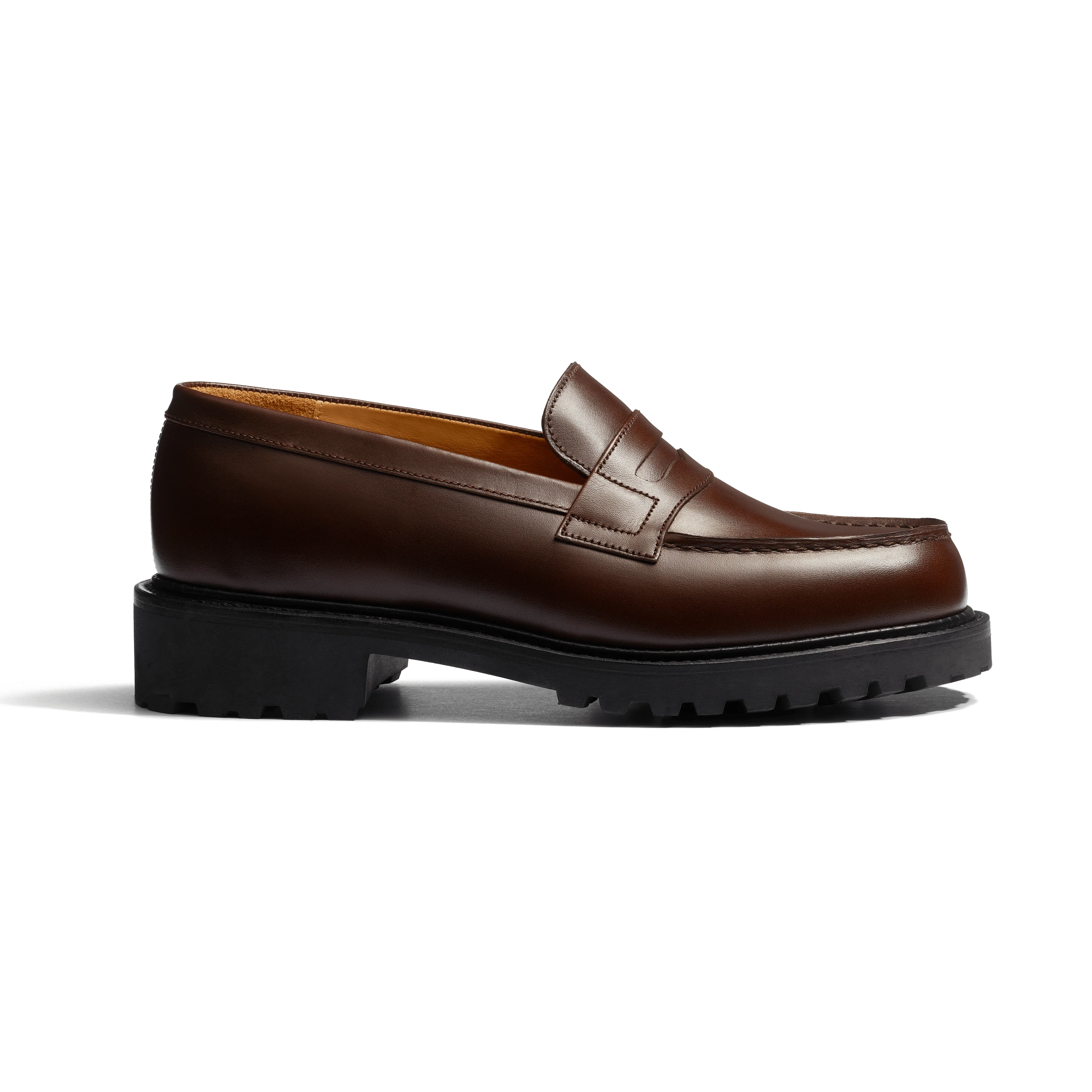 Mocassin 180 commando [femme cuir veau box marron mélèze]
