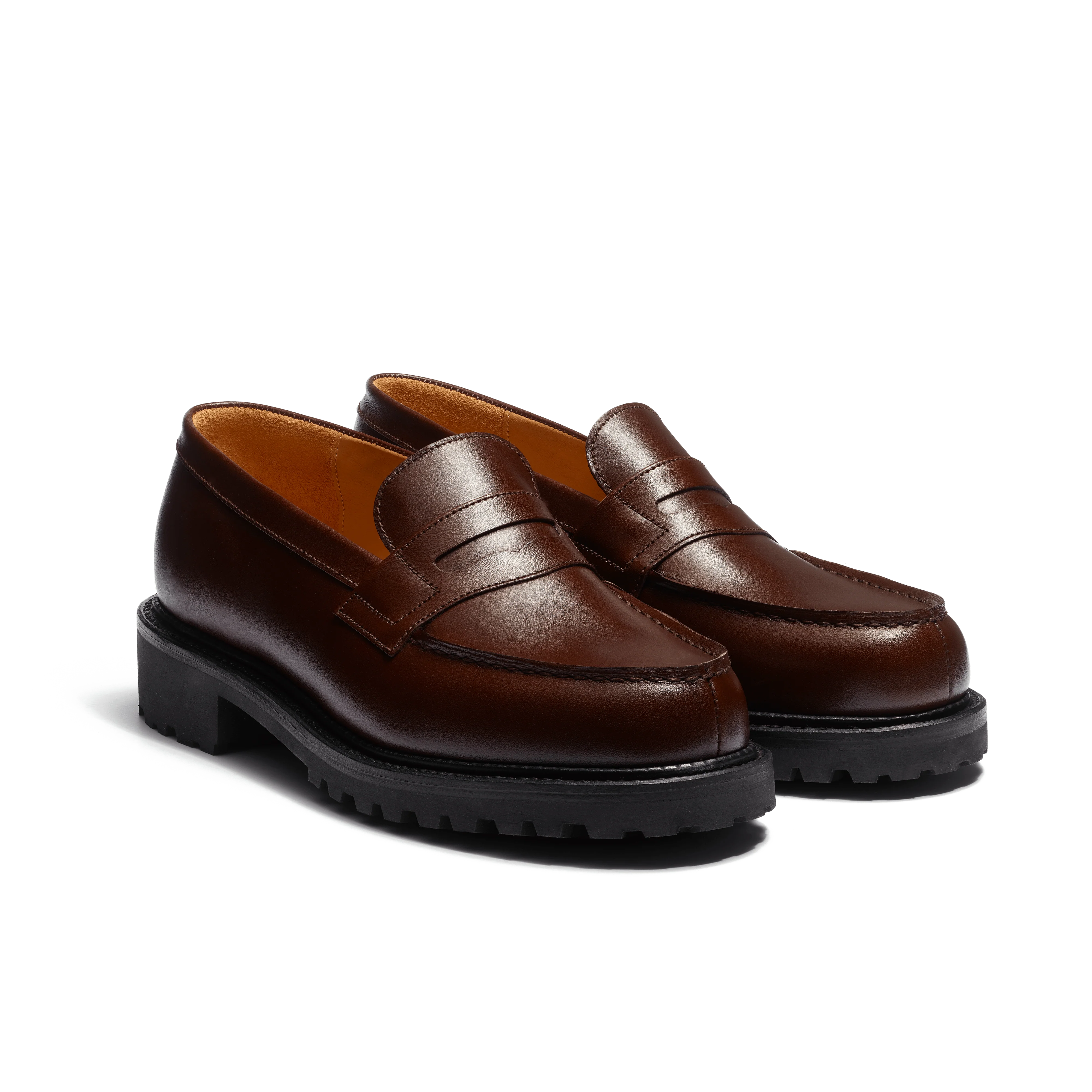 Mocassin 180 commando [femme cuir veau box marron mélèze] - Image 2