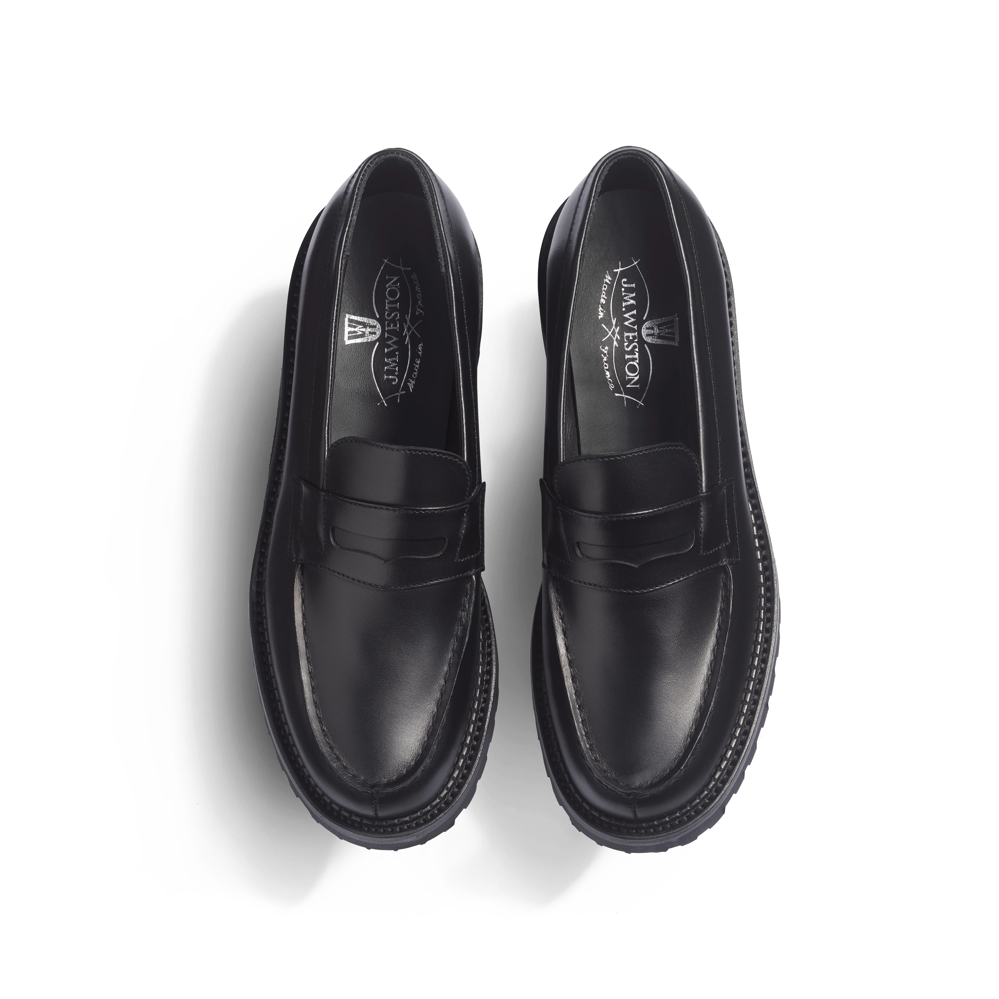 Mocassin 180 commando [femme cuir veau box noir] - Image 3