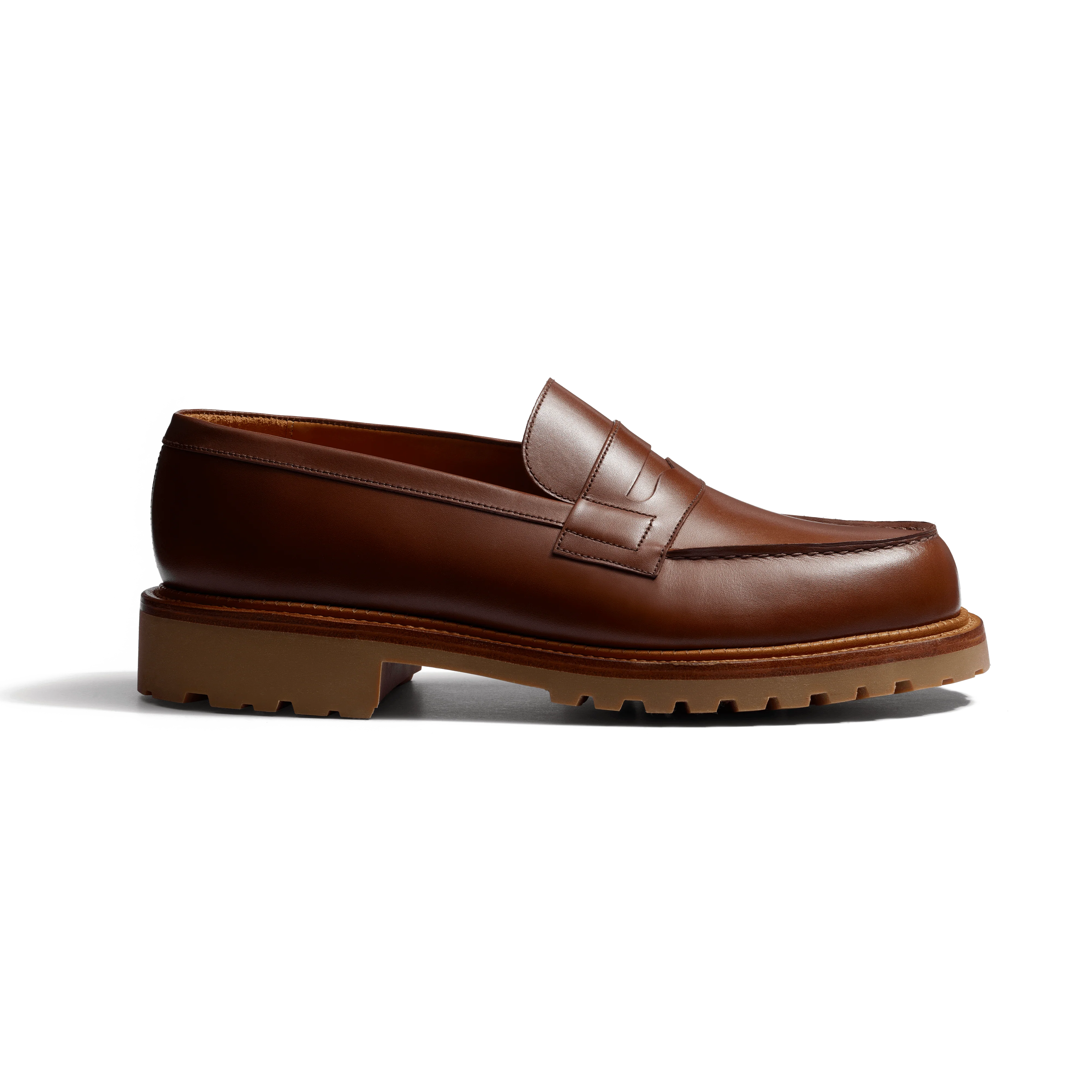 Mocassin 180 commando [homme cuir veau box marron bergeronnette]