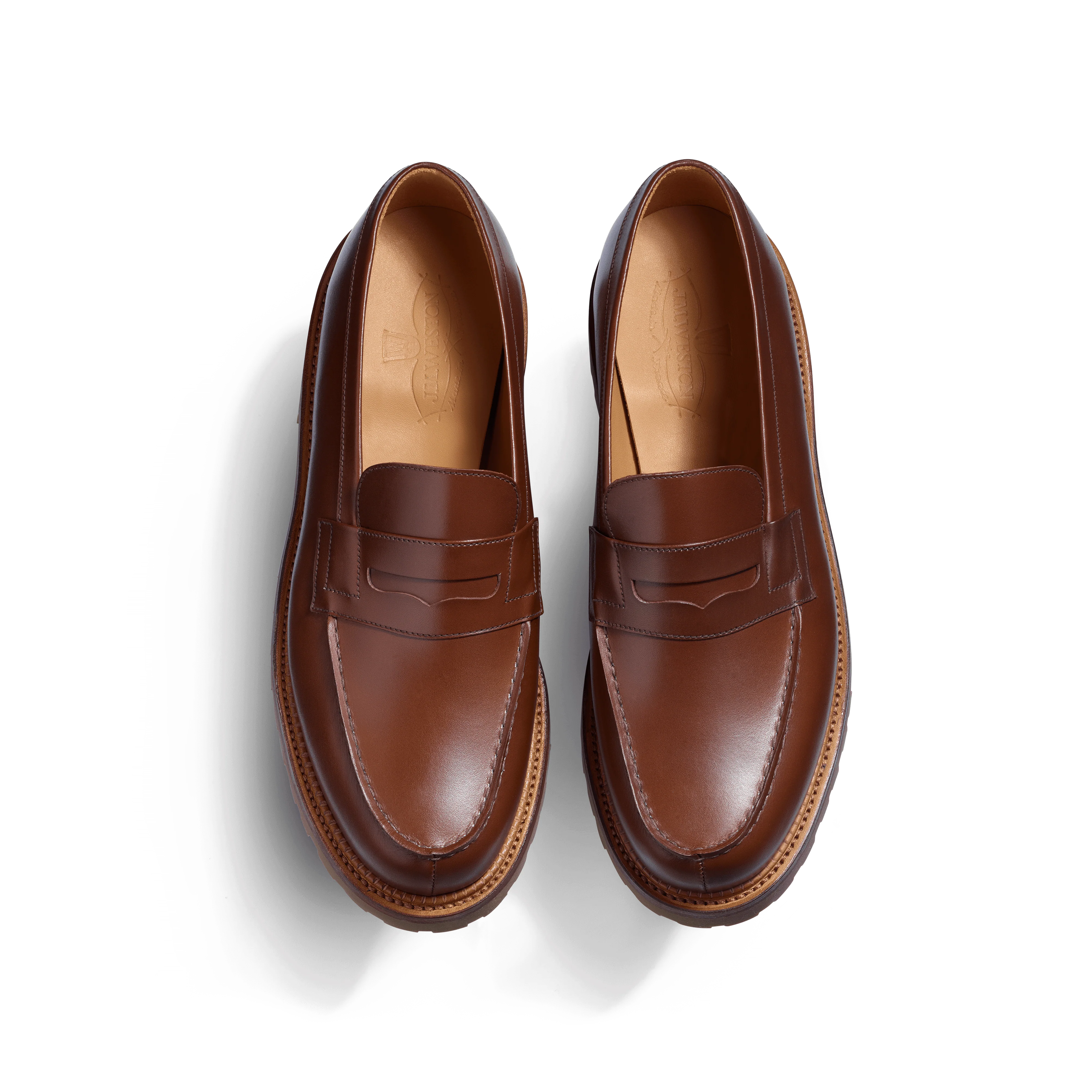 Mocassin 180 commando [homme cuir veau box marron bergeronnette] - Image 3