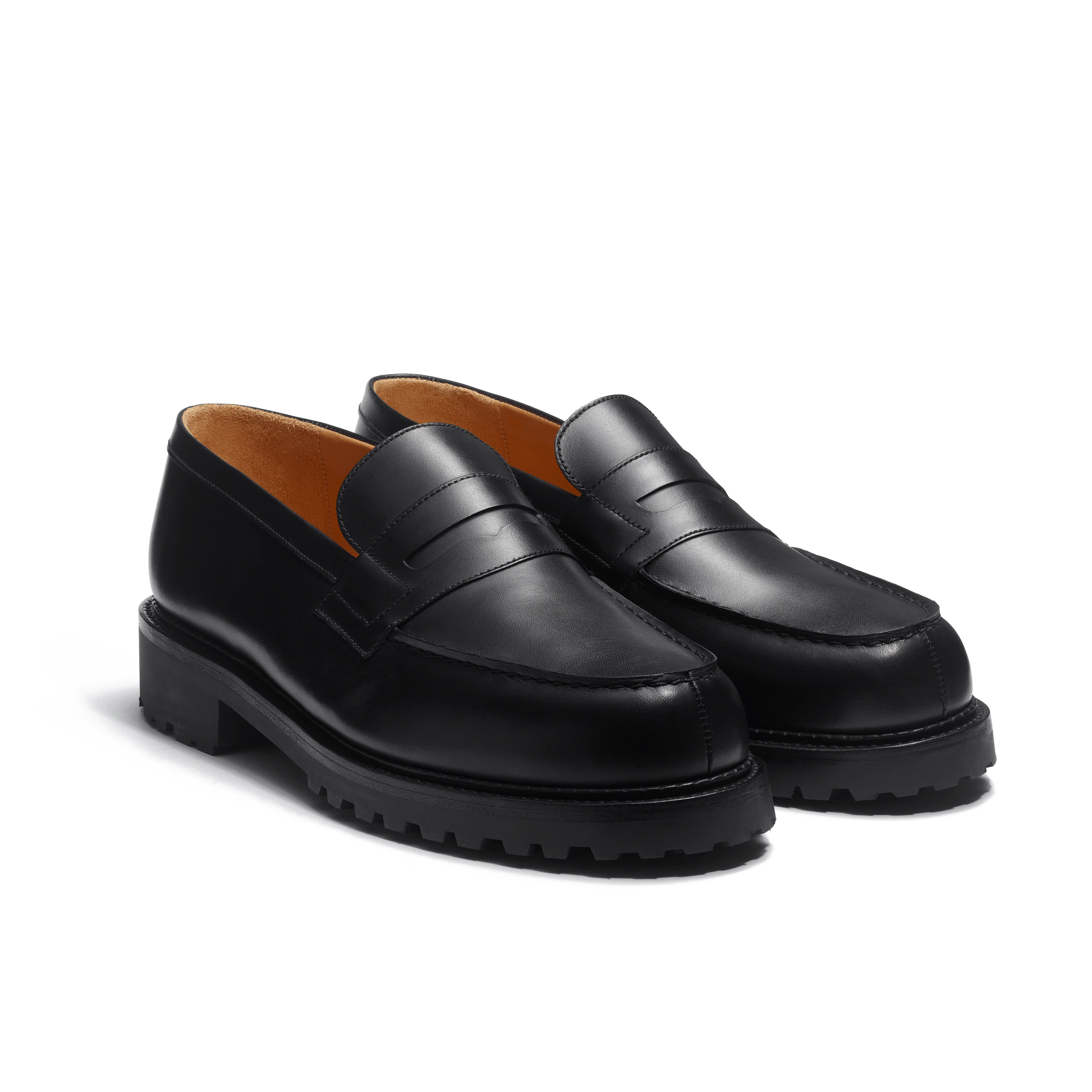 Mocassin 180 commando [homme cuir veau box noir] - Image 2