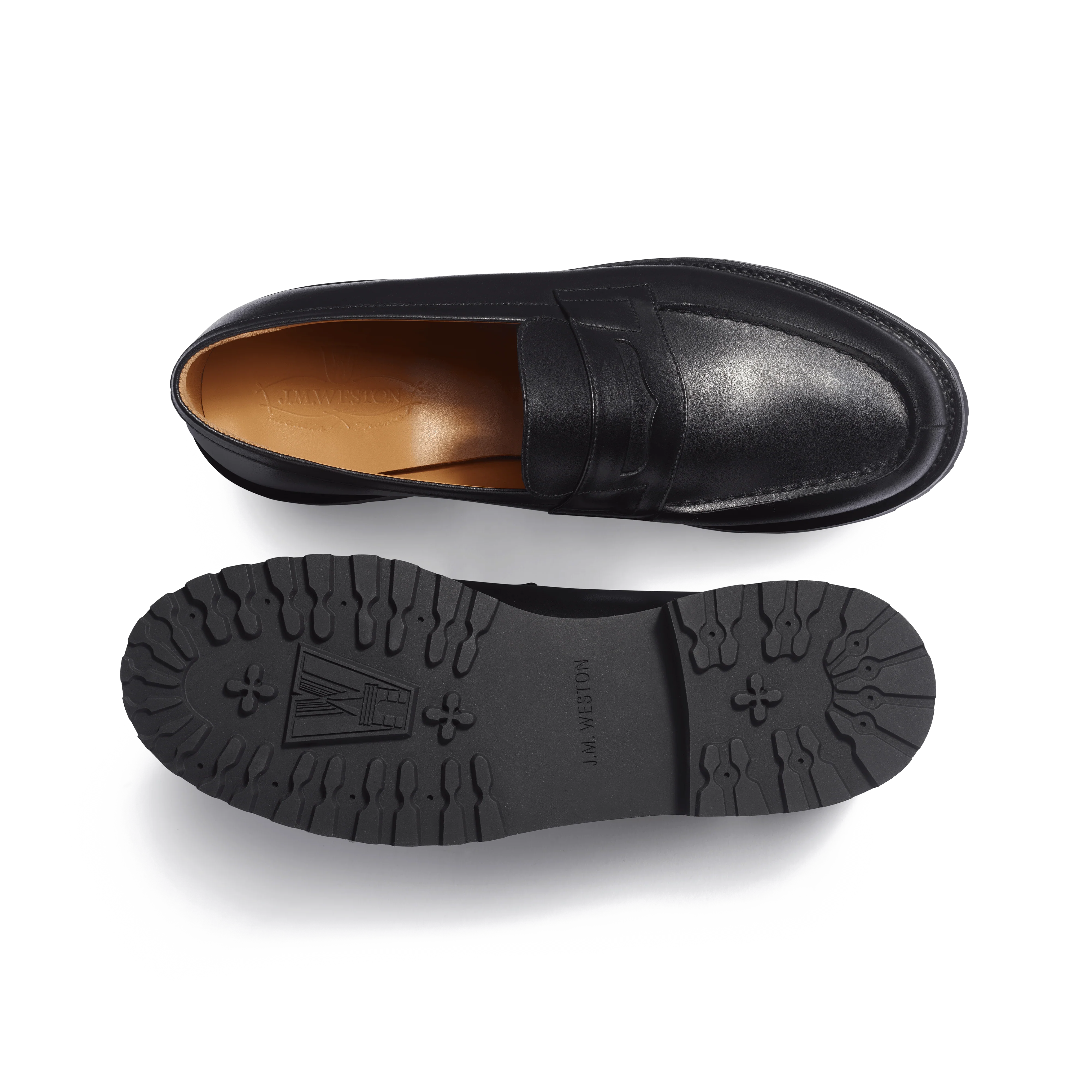Mocassin 180 commando [homme cuir veau box noir] - Image 4