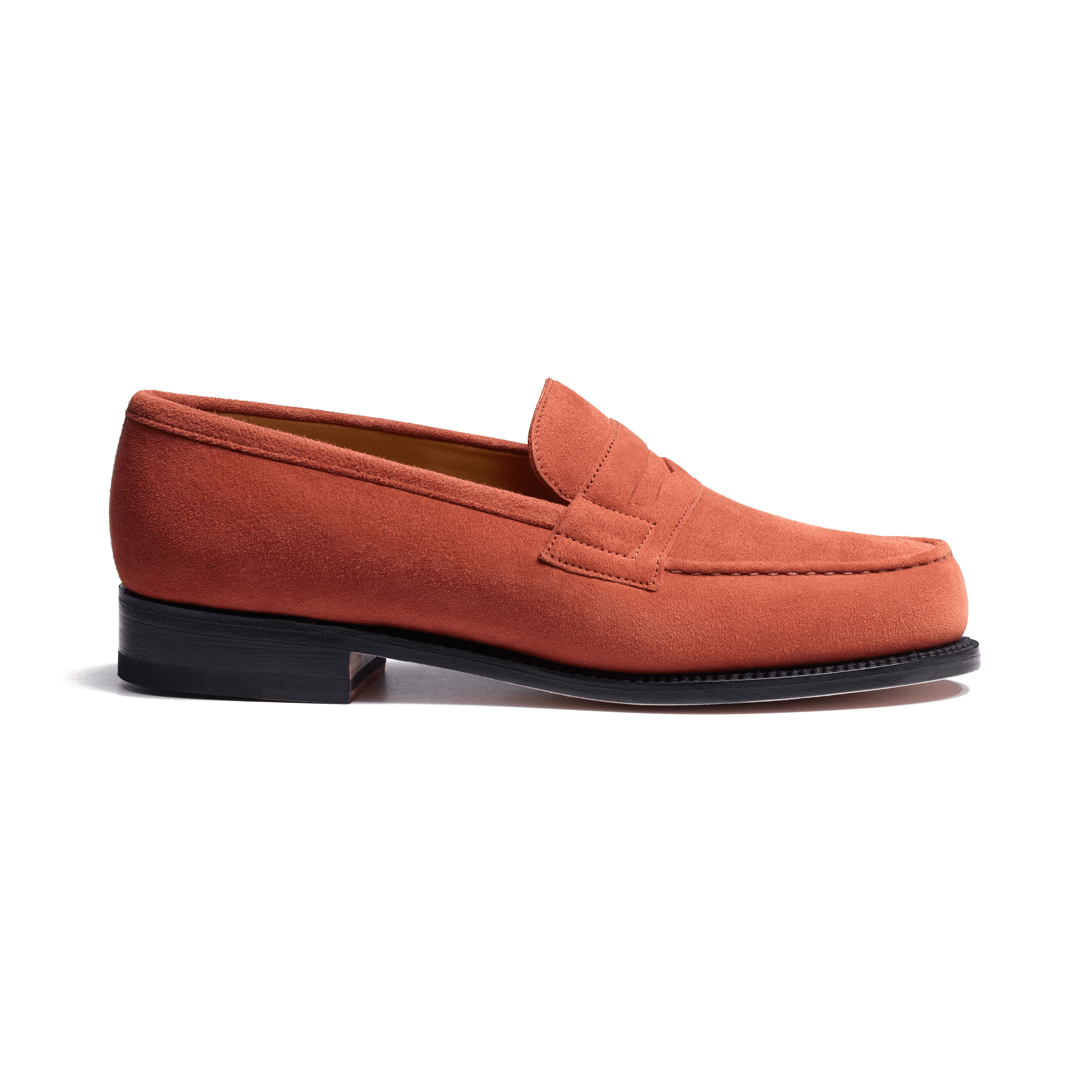 Mocassin 180 [femme velours orange terra cotta]