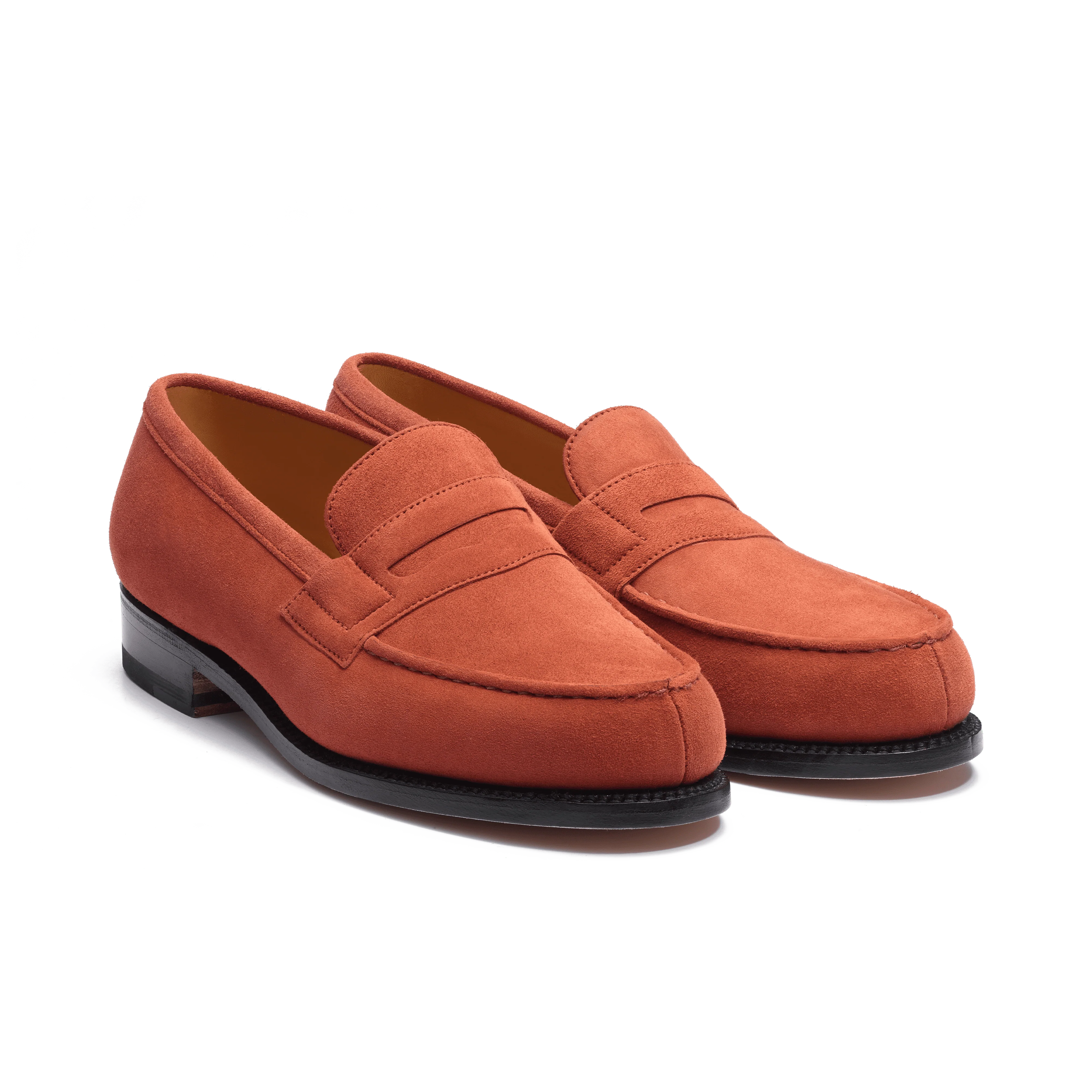 Mocassin 180 [femme velours orange terra cotta] - Image 2
