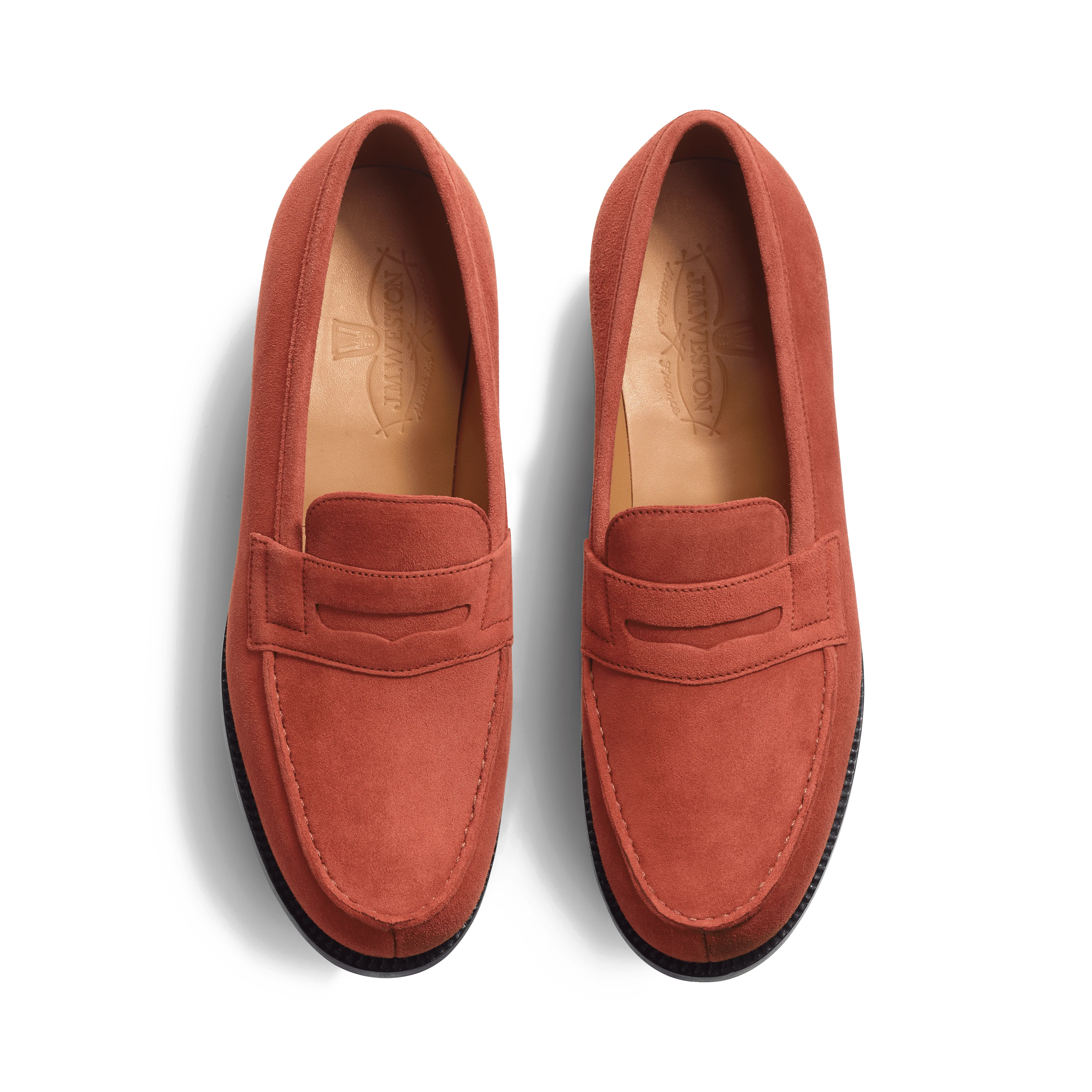 Mocassin 180 [femme velours orange terra cotta] - Image 3