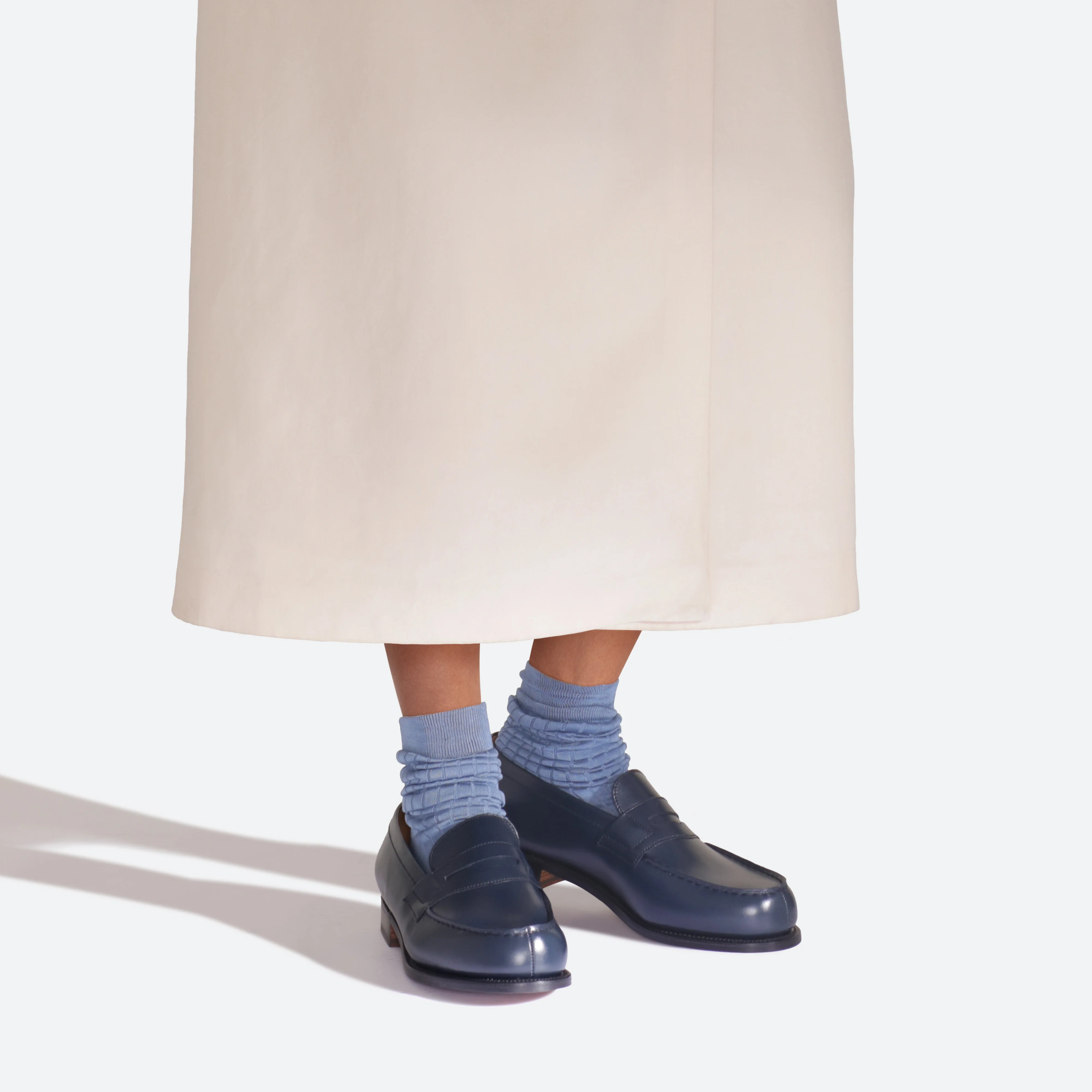 Mocassin 180 [femme cuir lisse bleu] - Image 5