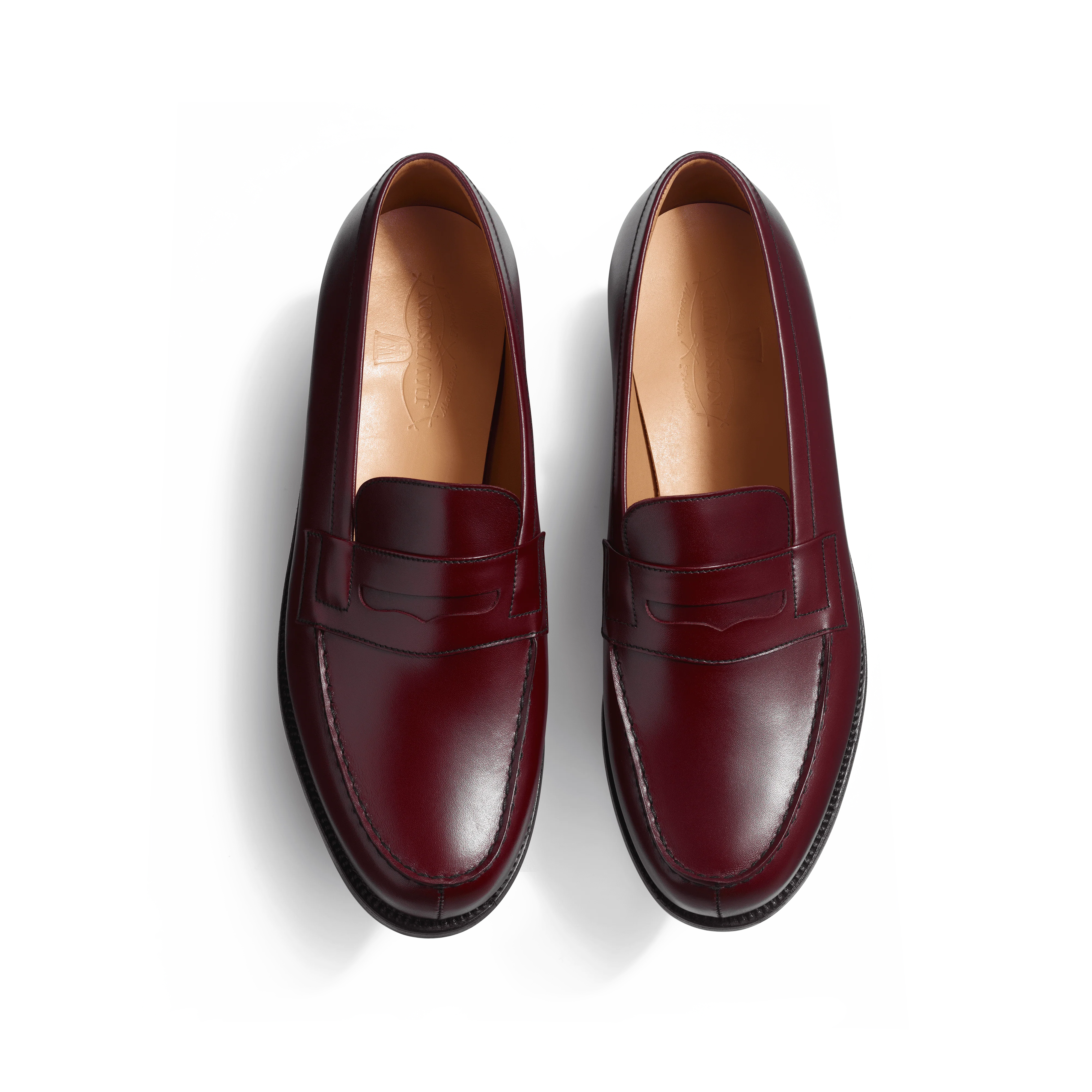Mocassin 180 [homme cuir lisse bordeaux toucan] - Image 3