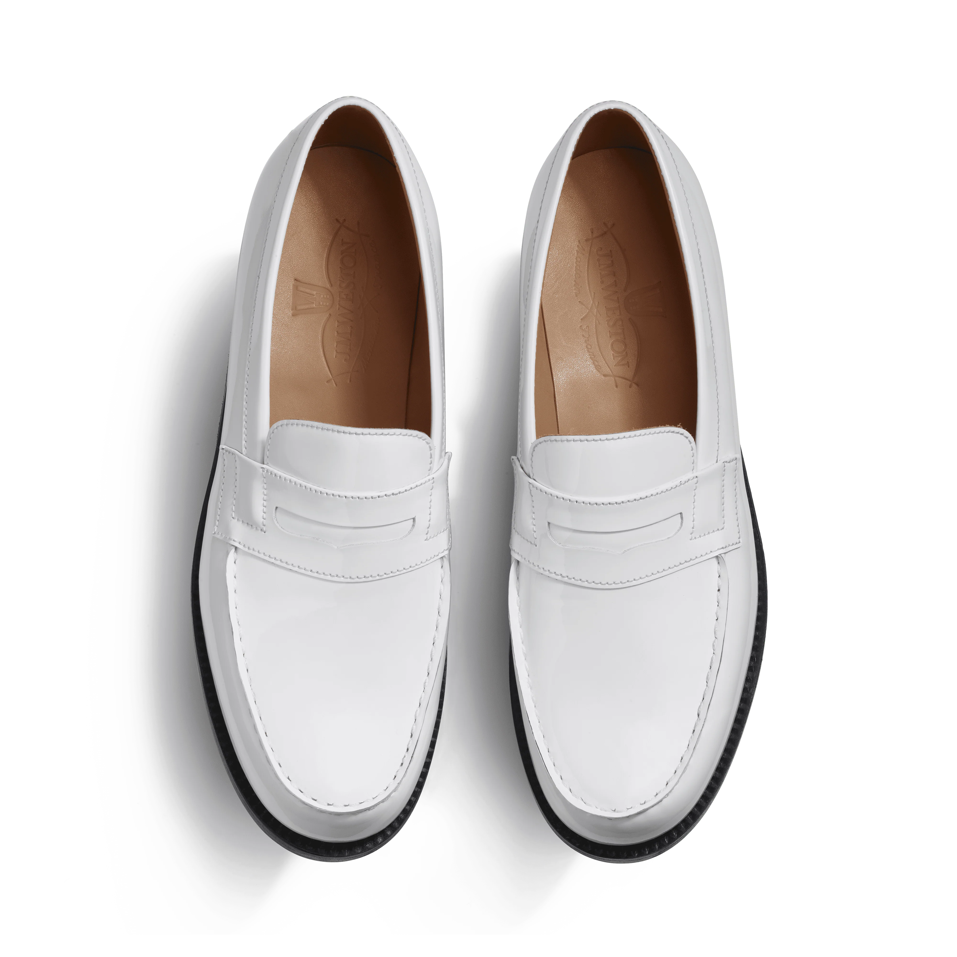 Mocassin 180 [femme cuir vernis blanc] - Image 3