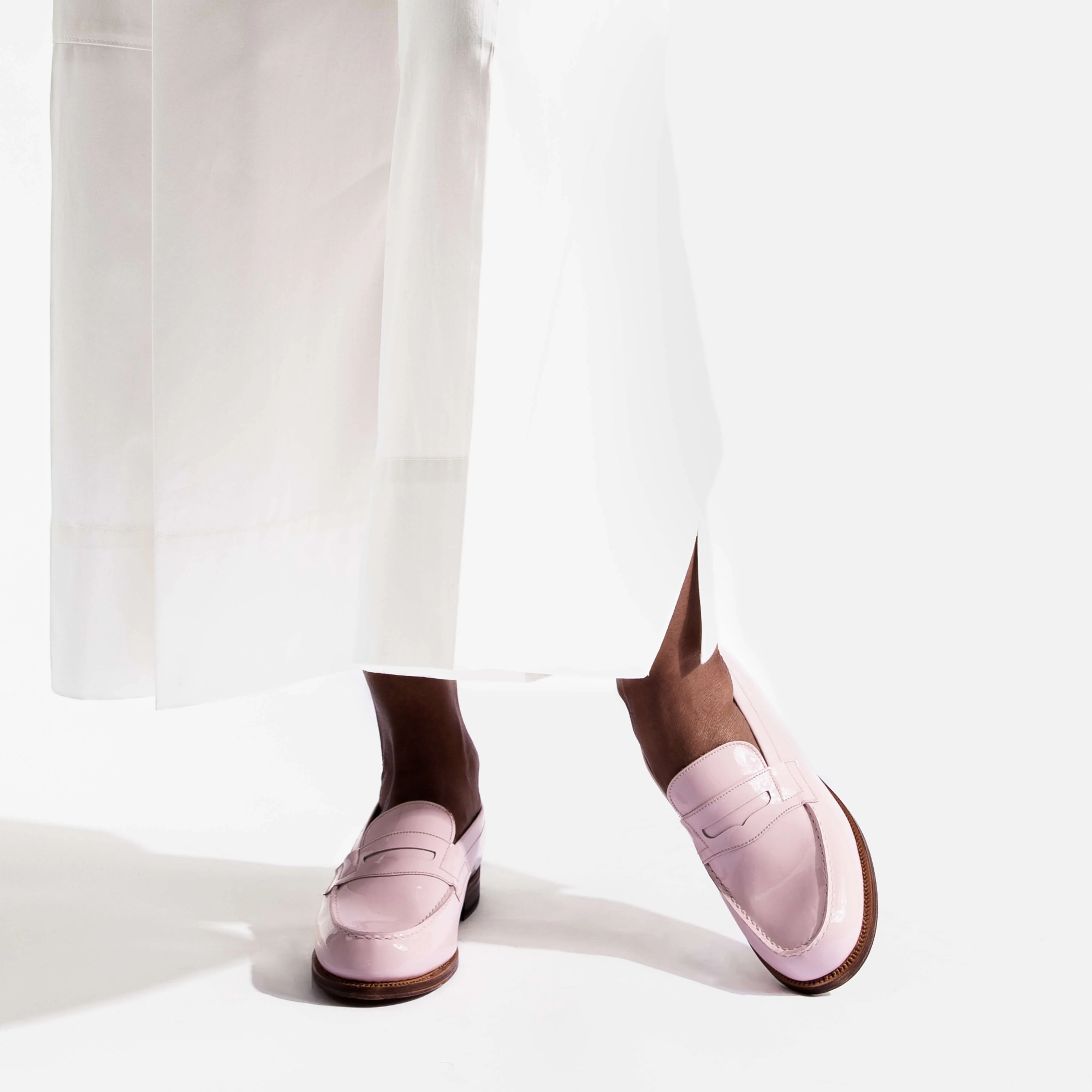 Mocassin 180 [femme cuir vernis rose] - Image 5