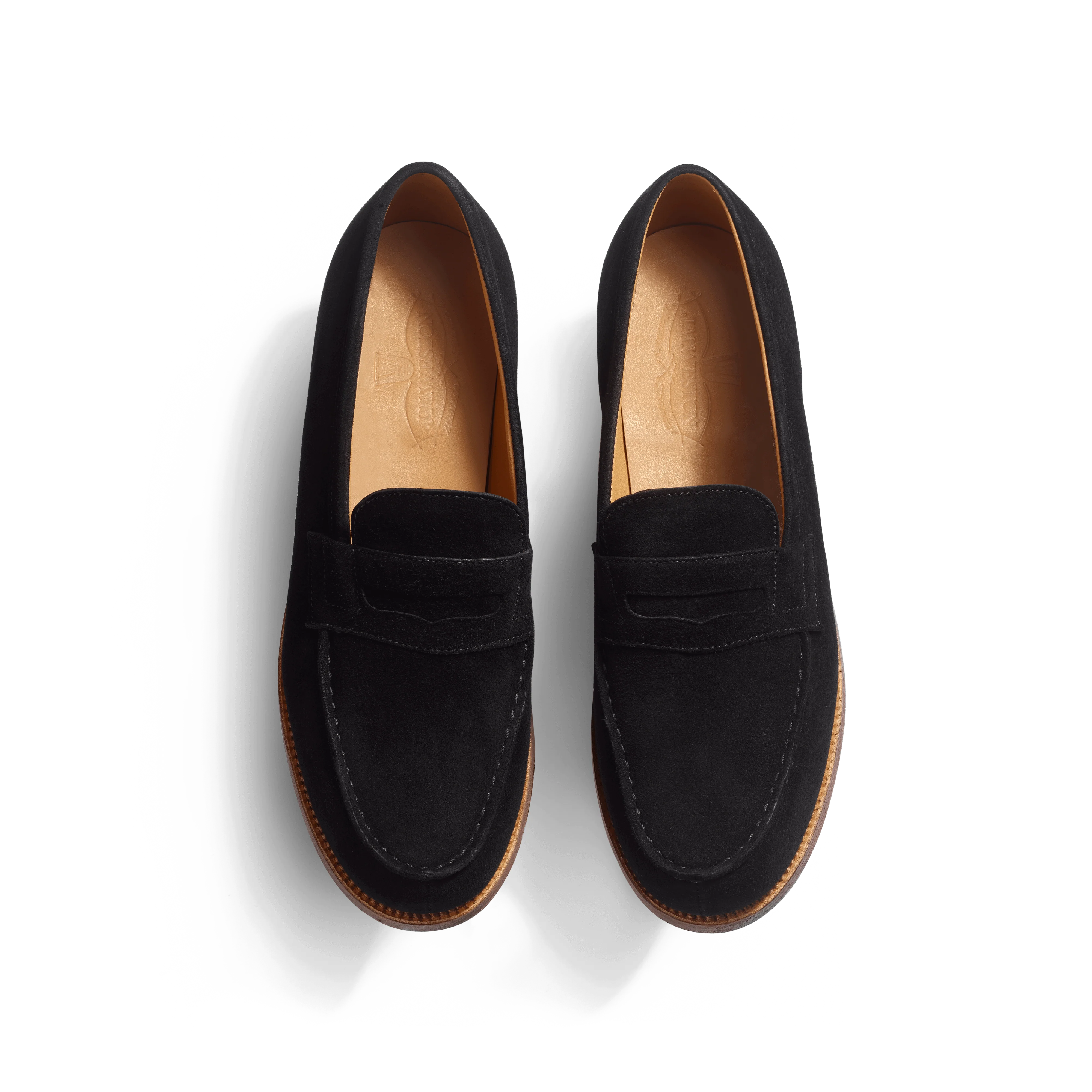 Mocassin 180 [femme cuir chèvre velours noir] - Image 3