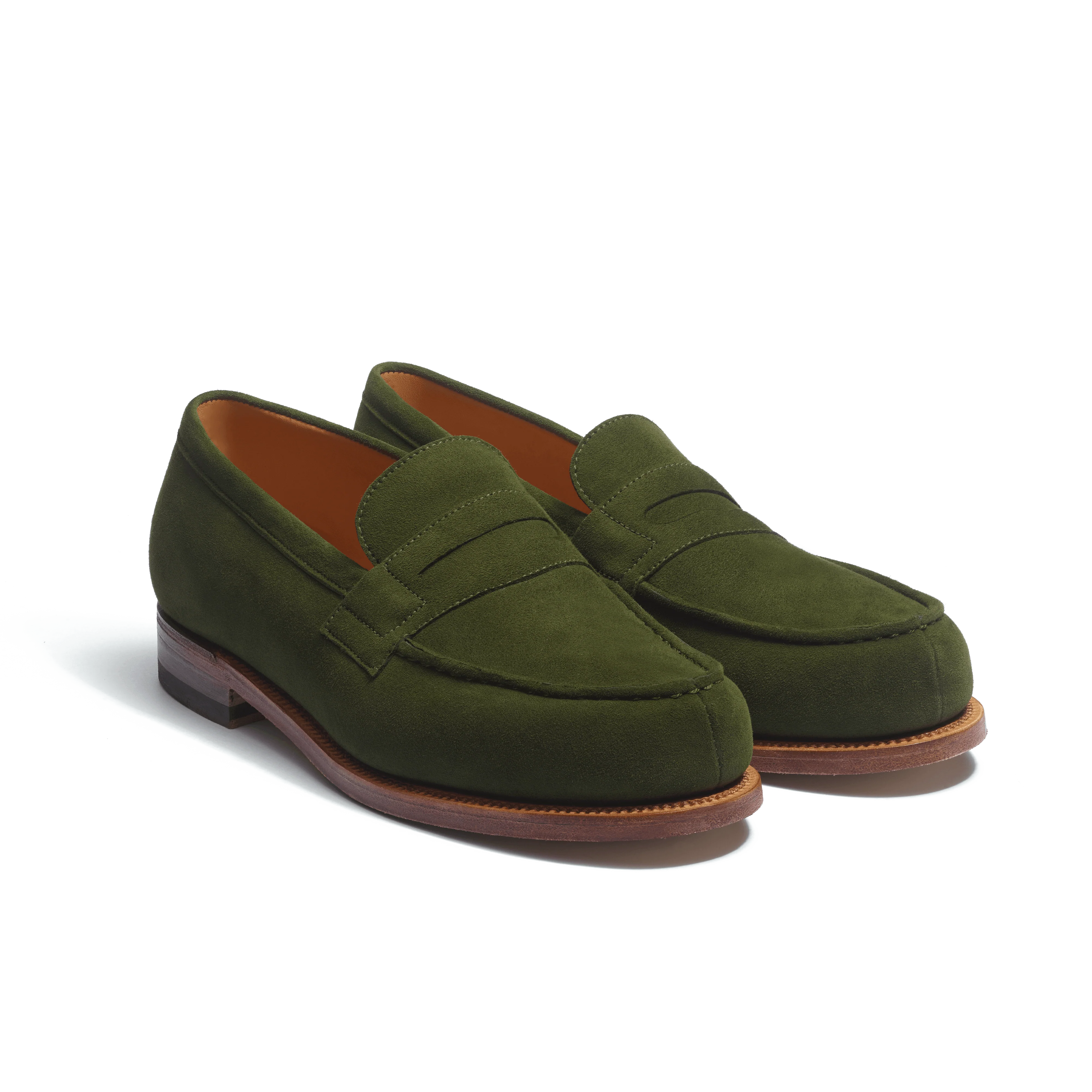 Mocassin 180 [femme cuir chèvre velours vert foncé] - Image 2