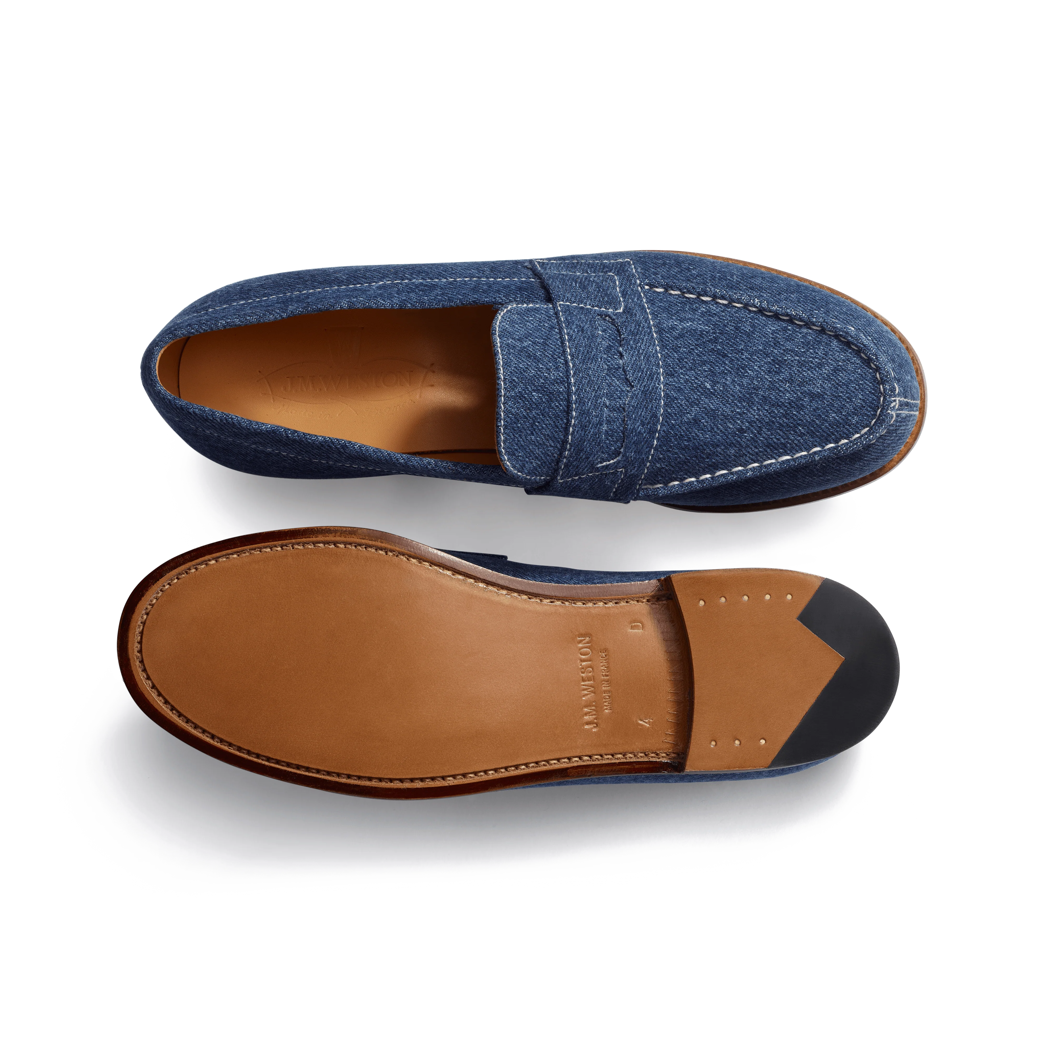 Mocassin 180 [femme textile Jean 100 % coton] - Image 5