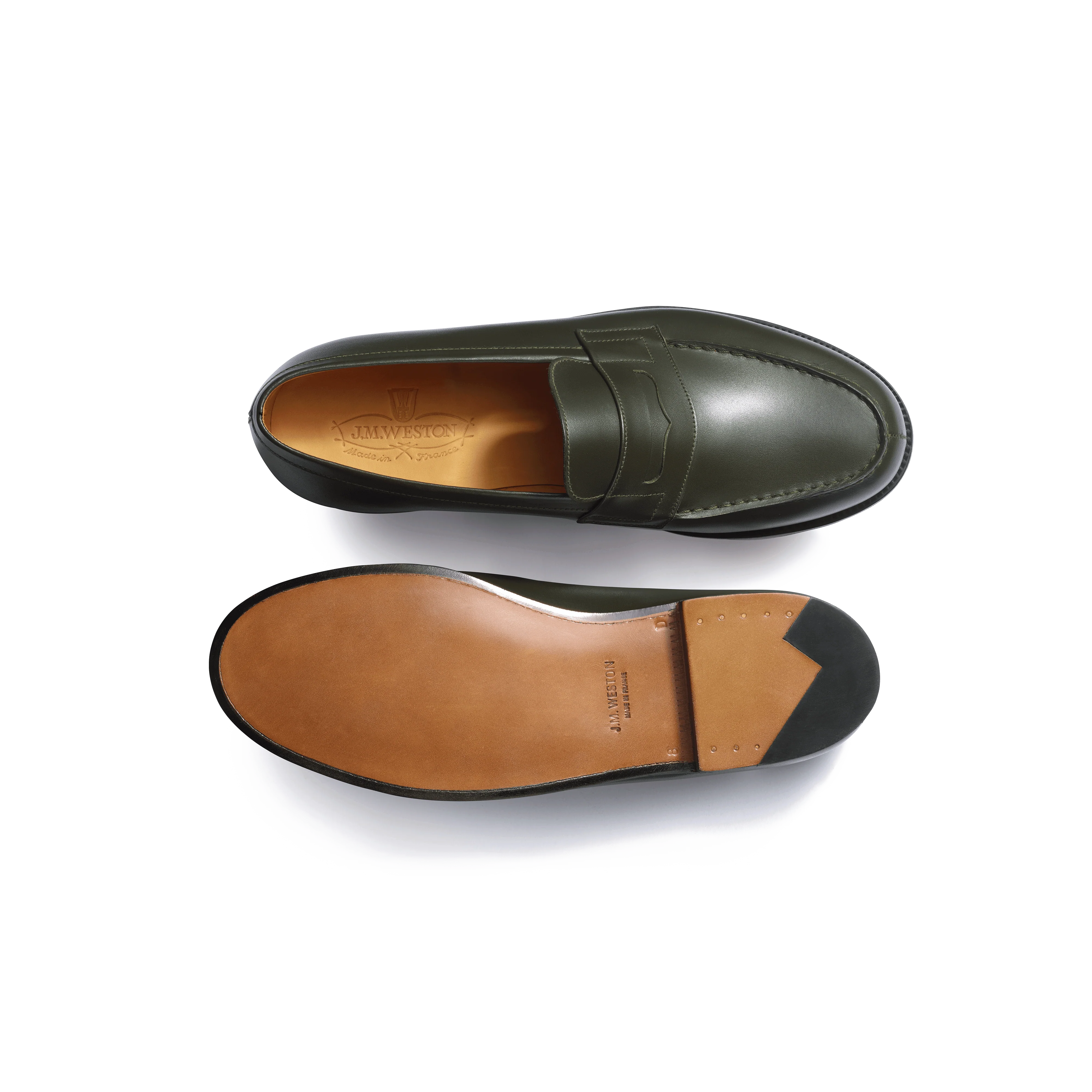 Mocassin 180 [homme cuir veau box vert] - Image 4