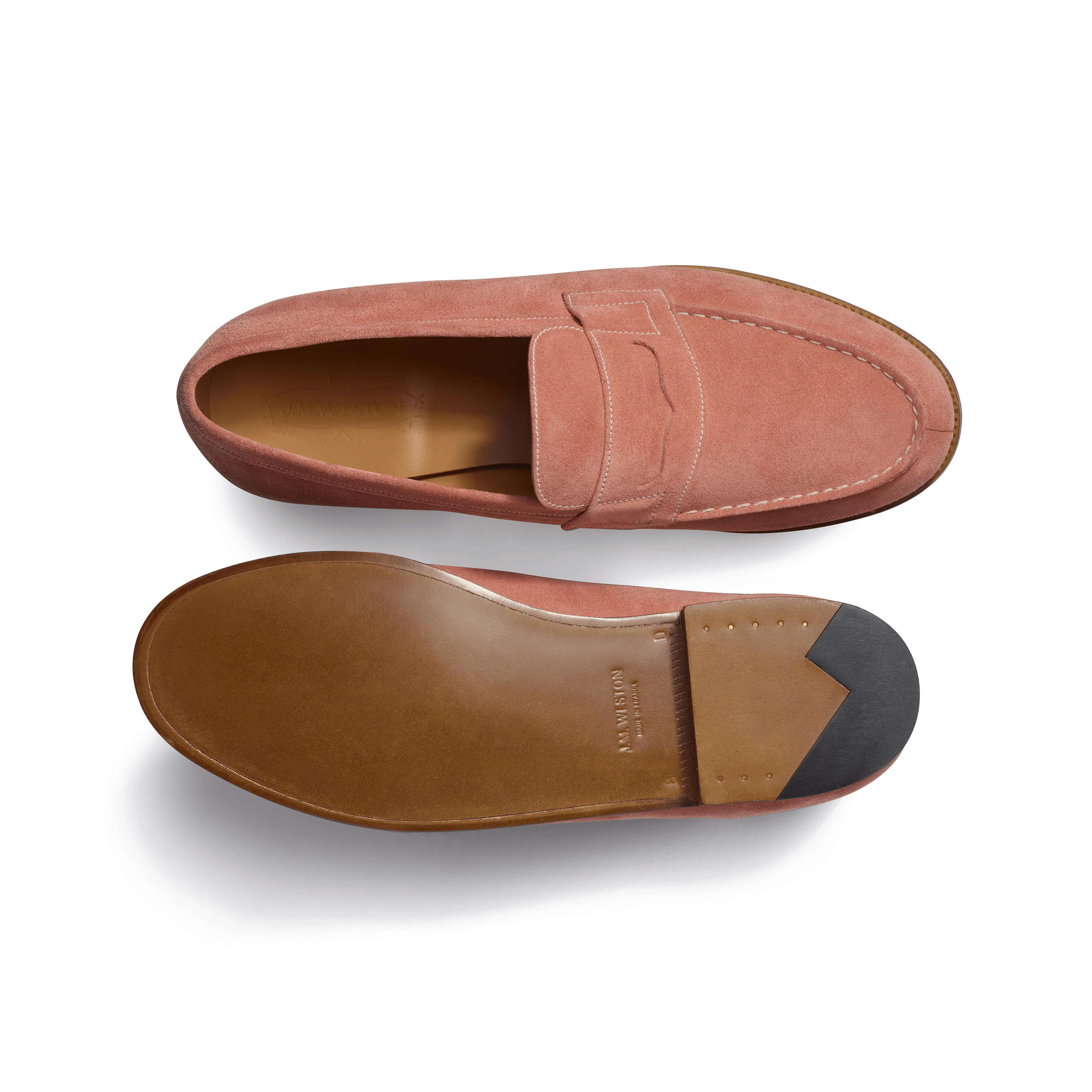 Mocassin 180 [homme cuir veau velours bois de rose] - Image 4