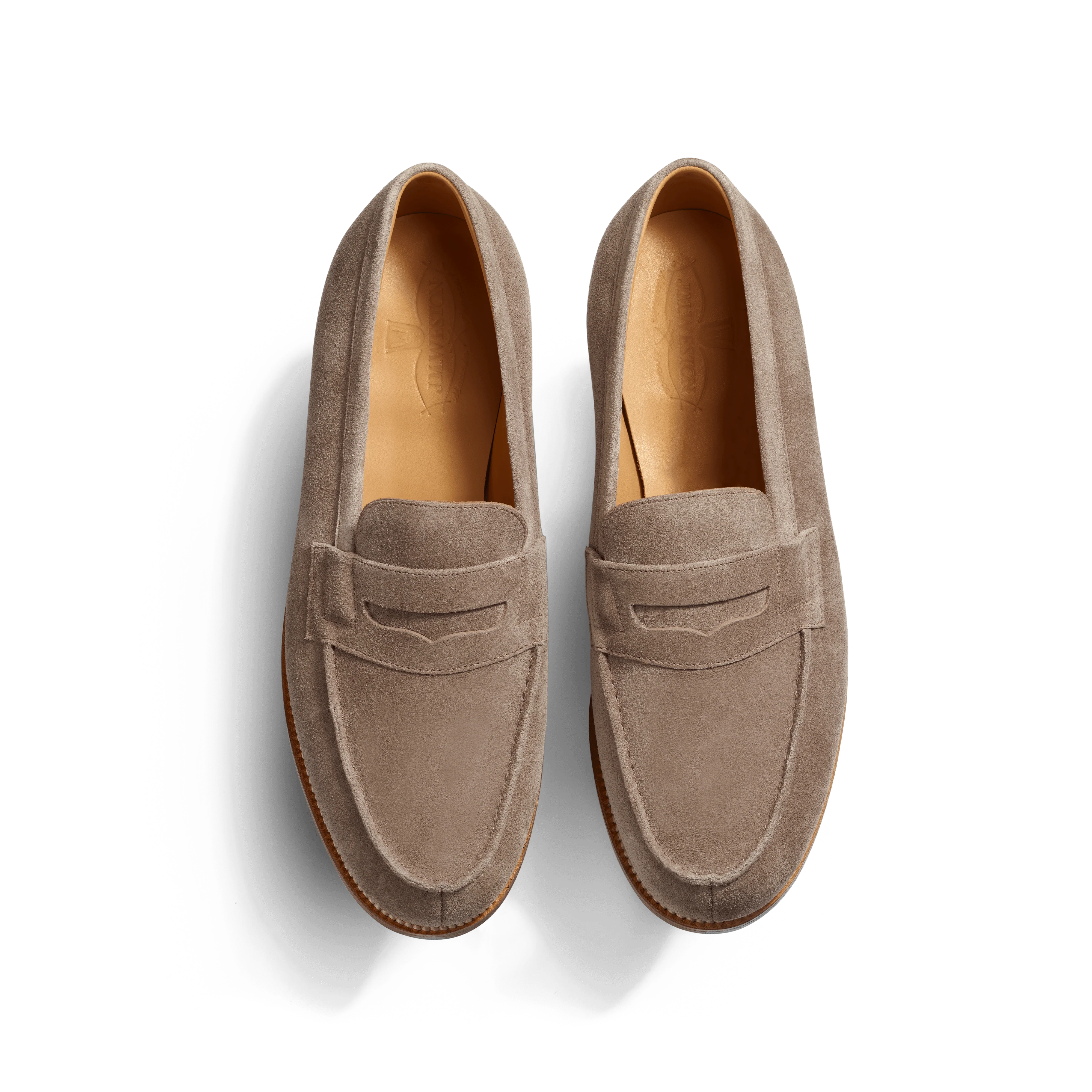 Mocassin 180 [homme cuir veau velours marron glacé] - Image 3