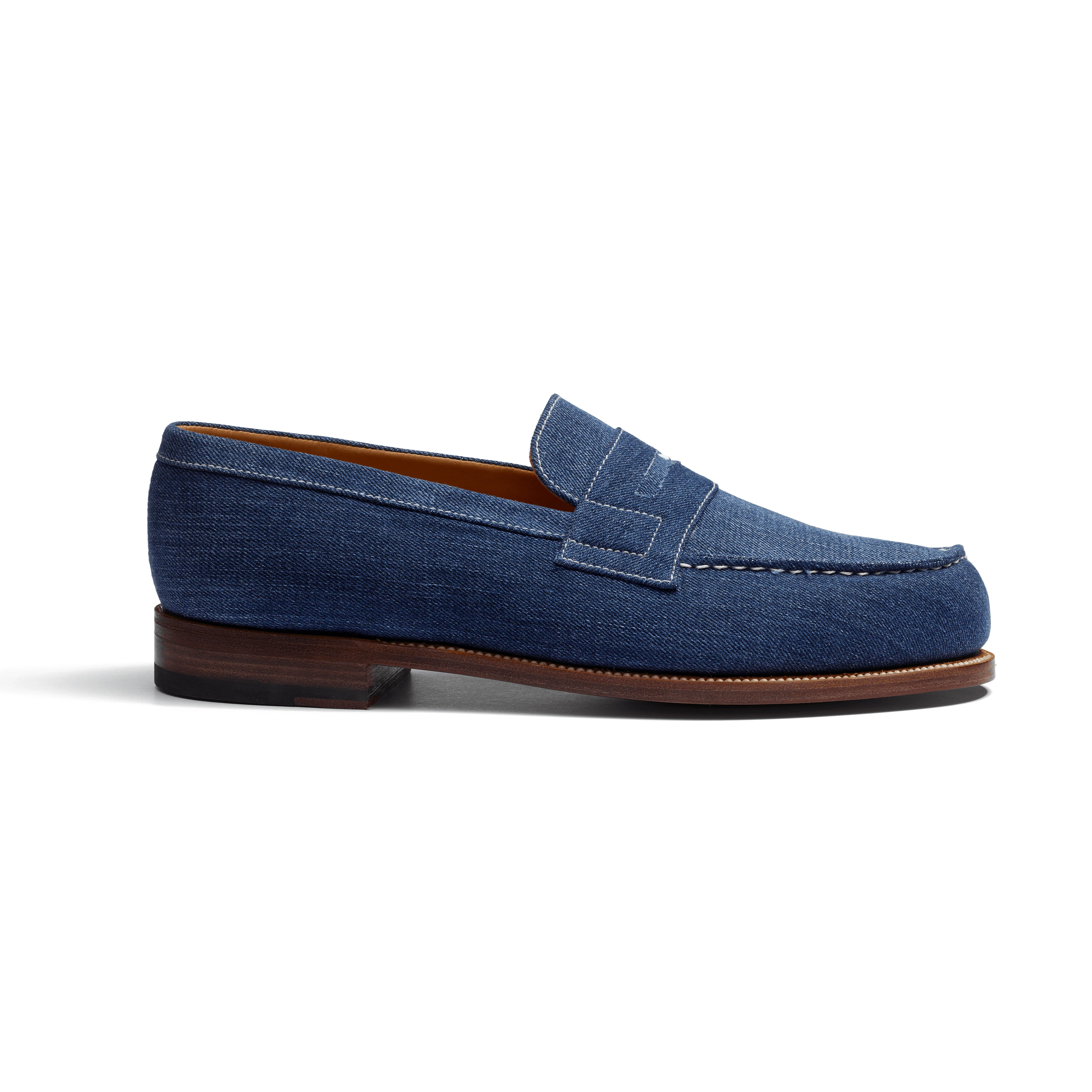 Mocassin 180 [homme Textile Jean 100 % coton]